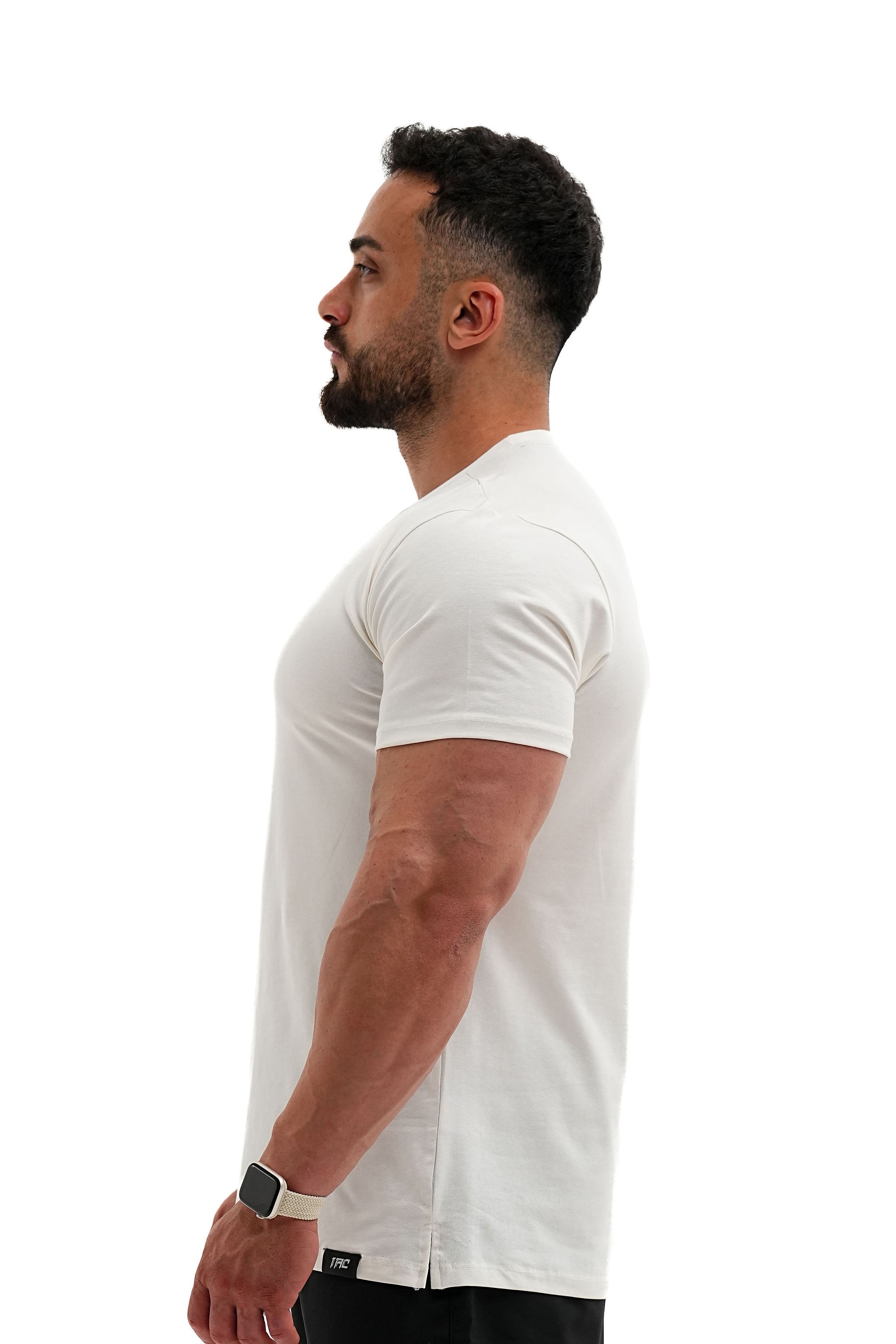 Basic Slim Fit T-shirt - Ekru