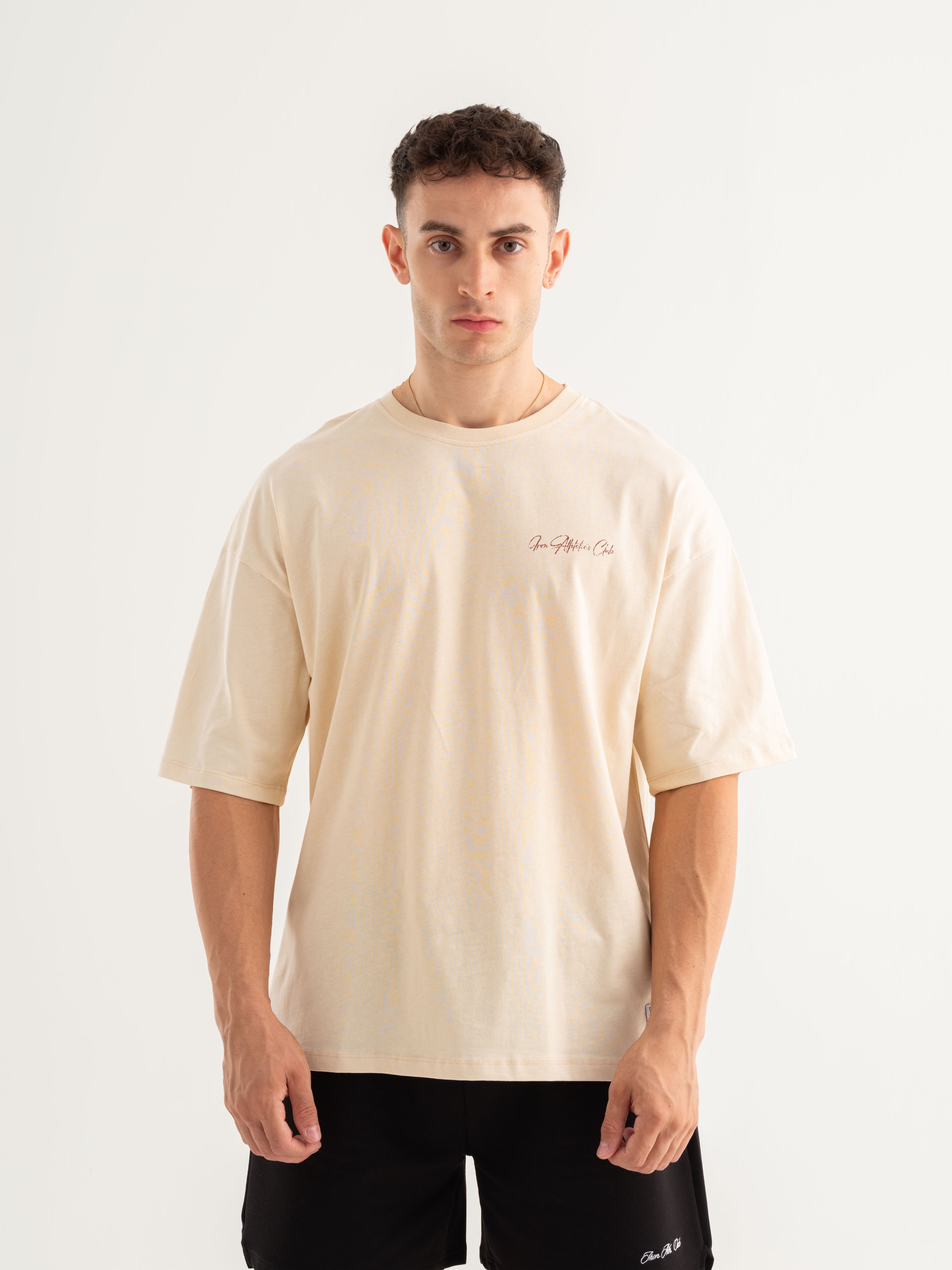 Culture Cruise Oversize T-shirt - Çöl Kremi