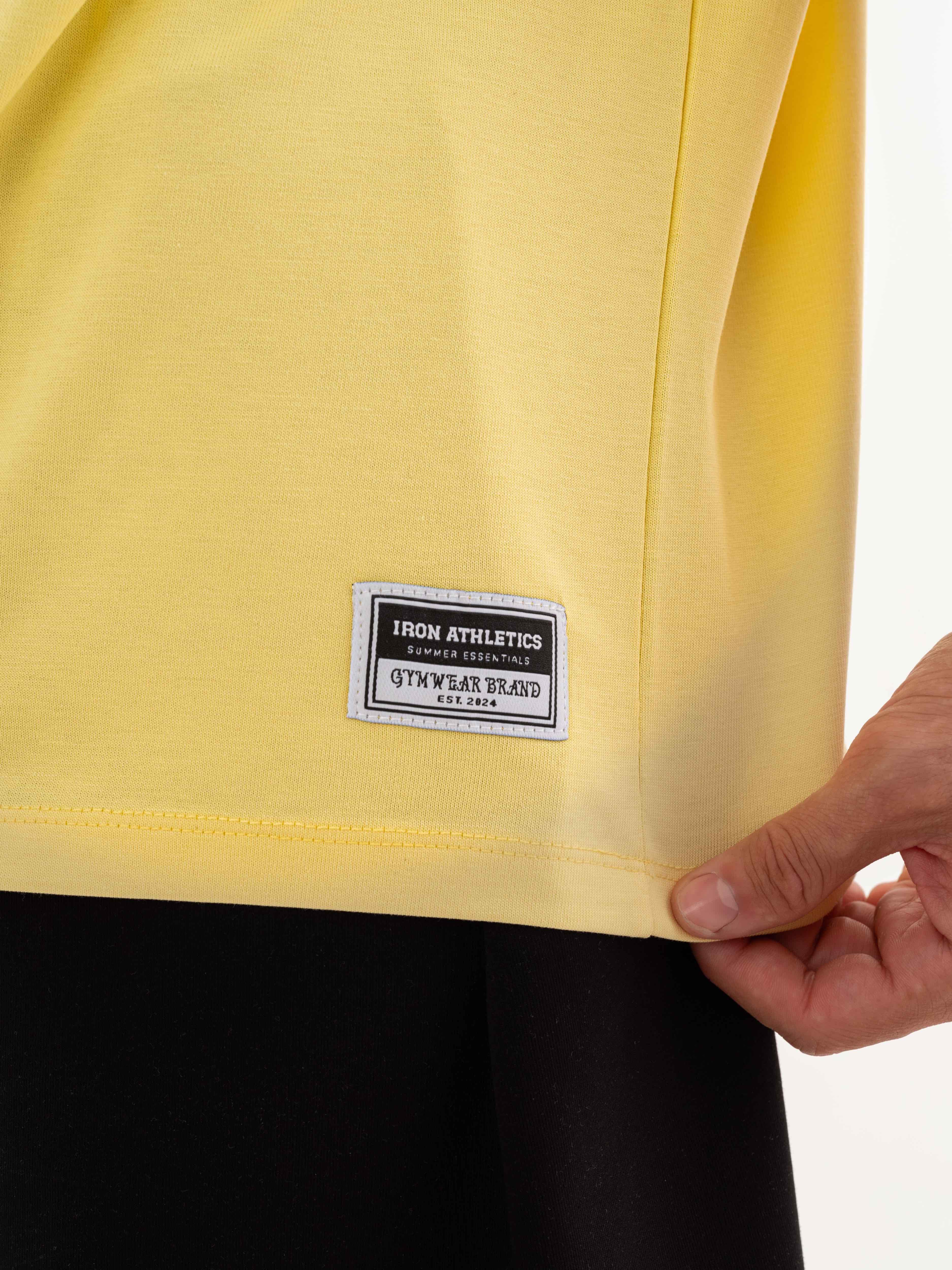 Athletic Department Oversize T-shirt - Açık Sarı