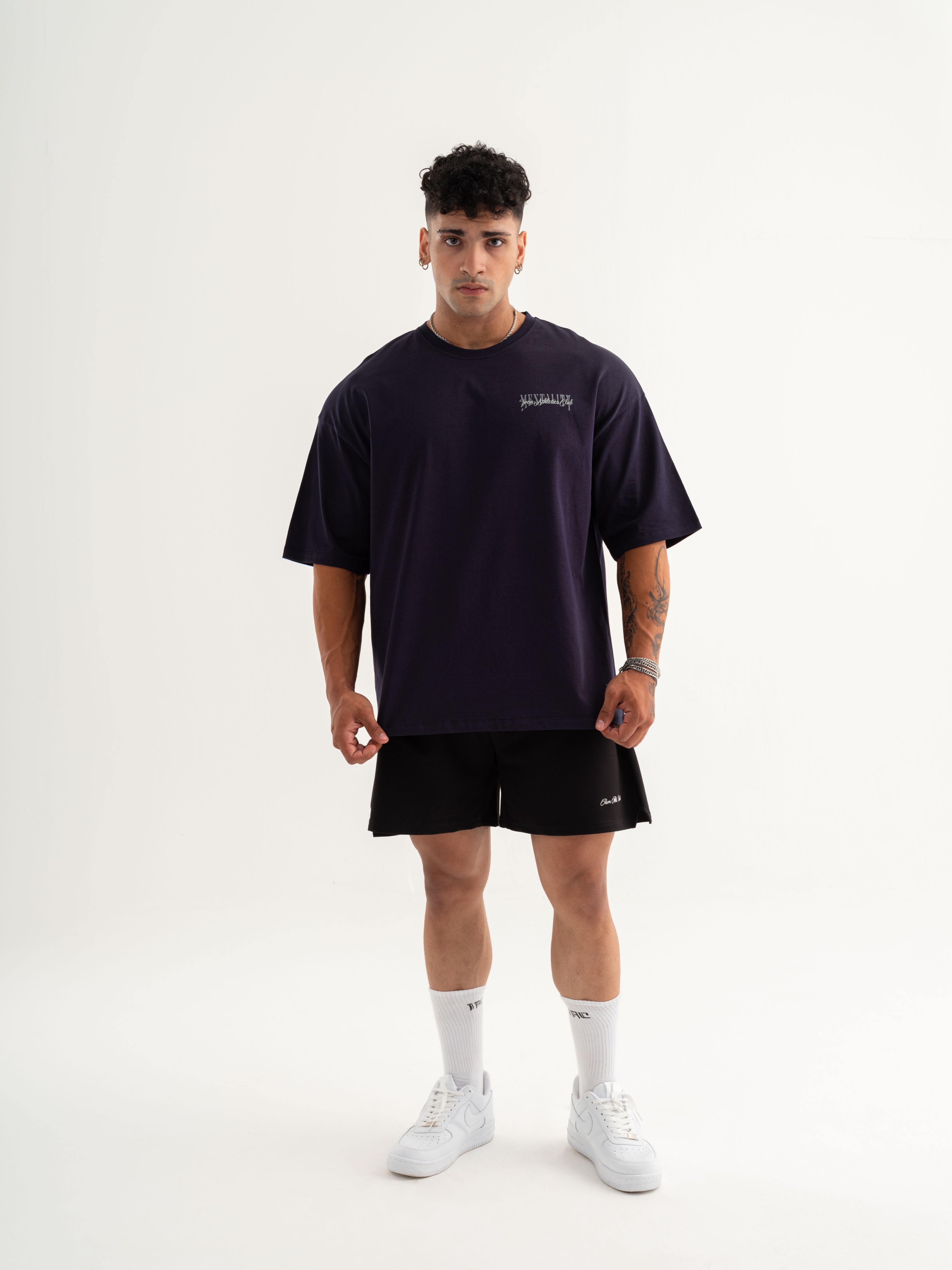 Mentality Oversize T-shirt - Lacivert