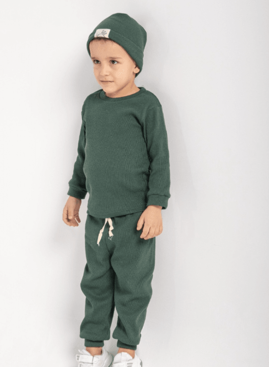 Bear Hug Bereli 3Lü Erkek Bebek Takım 6Ay - 5Yaş - Yeşil