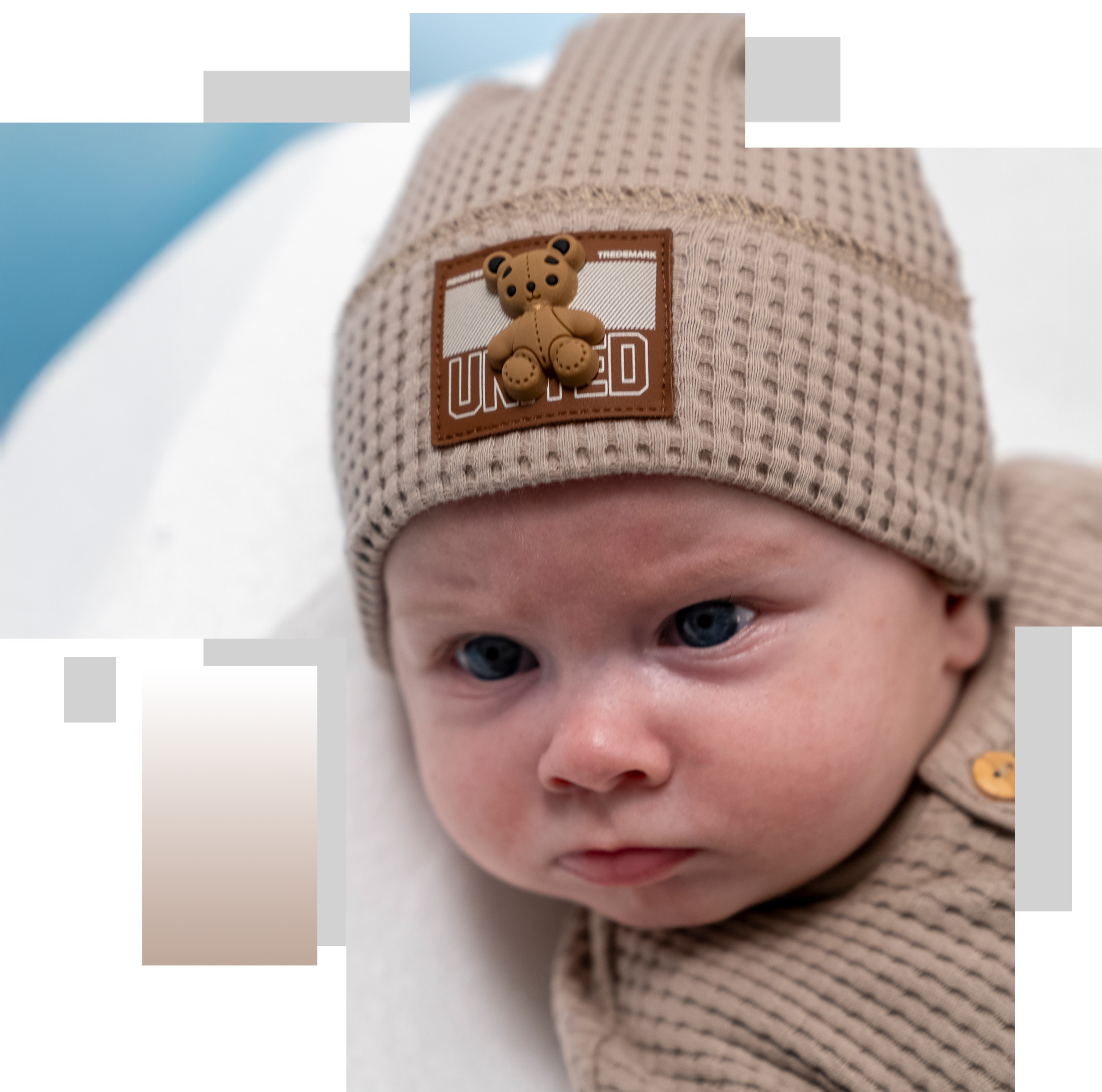 Soft Teddy Bebek Şapka 