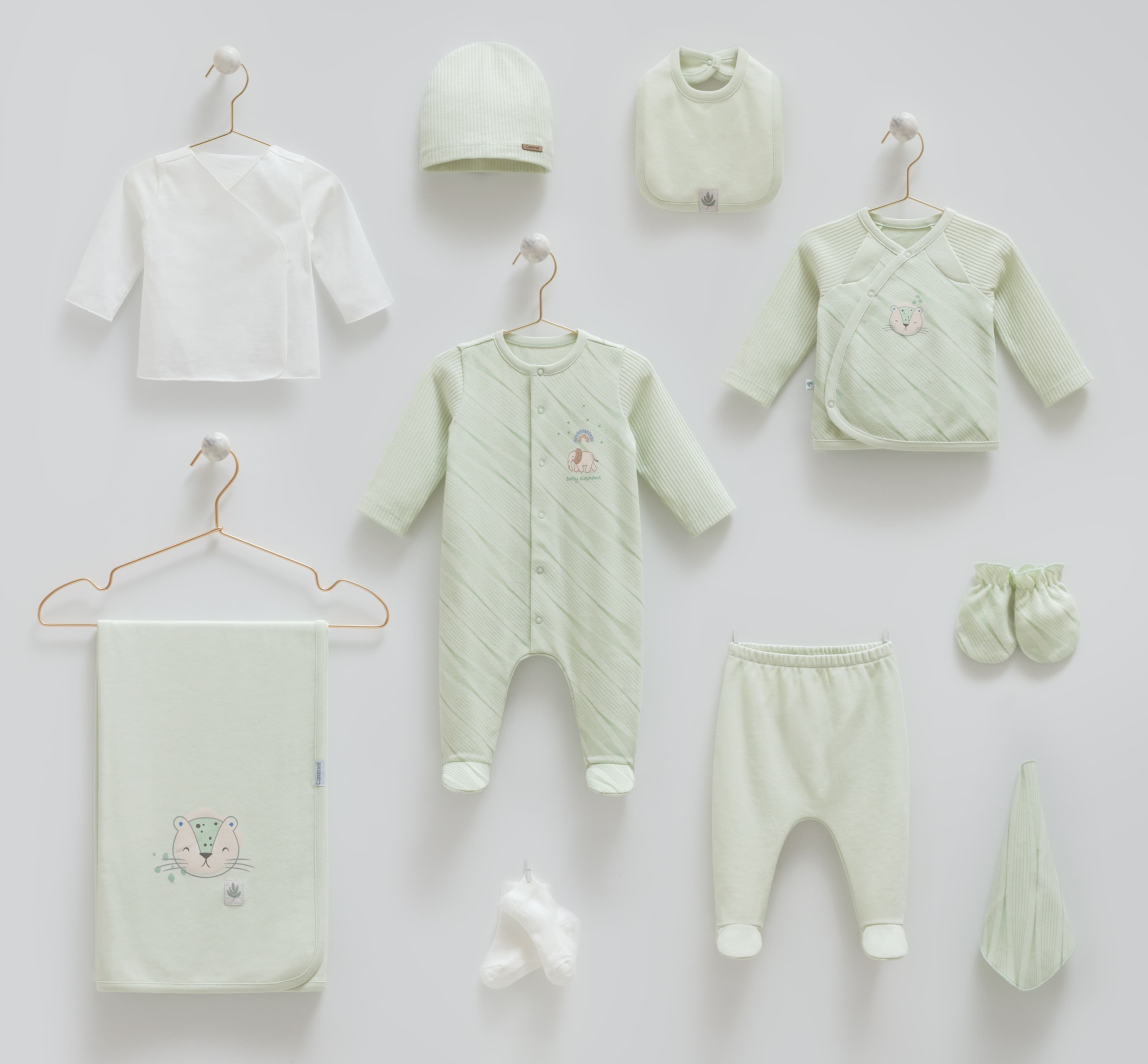 Good Baby Unısex Bebek 10'Lu Hastane Çıkış Seti 