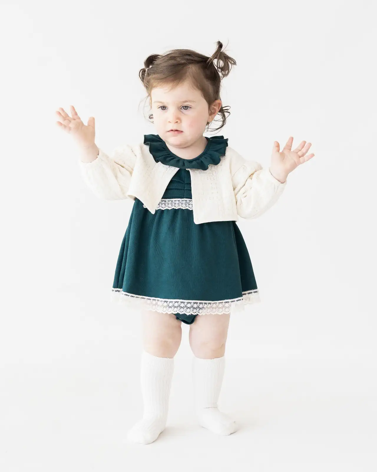 Kız Bebek 6-9-12 Ay Vıctoria Romper Tulum