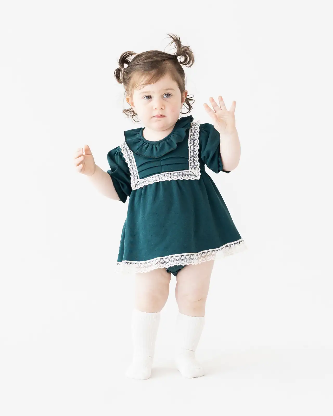 Kız Bebek 6-9-12 Ay Vıctoria Romper Tulum