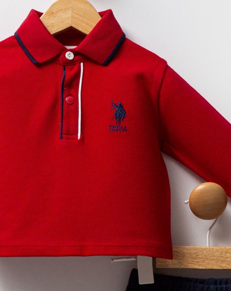  U.S. POLO ASSN. Erkek Bebek 6-9-12-18-24-36 Ay 2Li Takım
