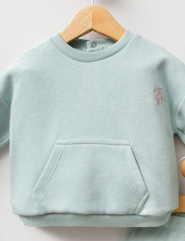 U.S. POLO ASSN. Kız Bebek 6-9-12-18-24-36 Ay 2Li Takım