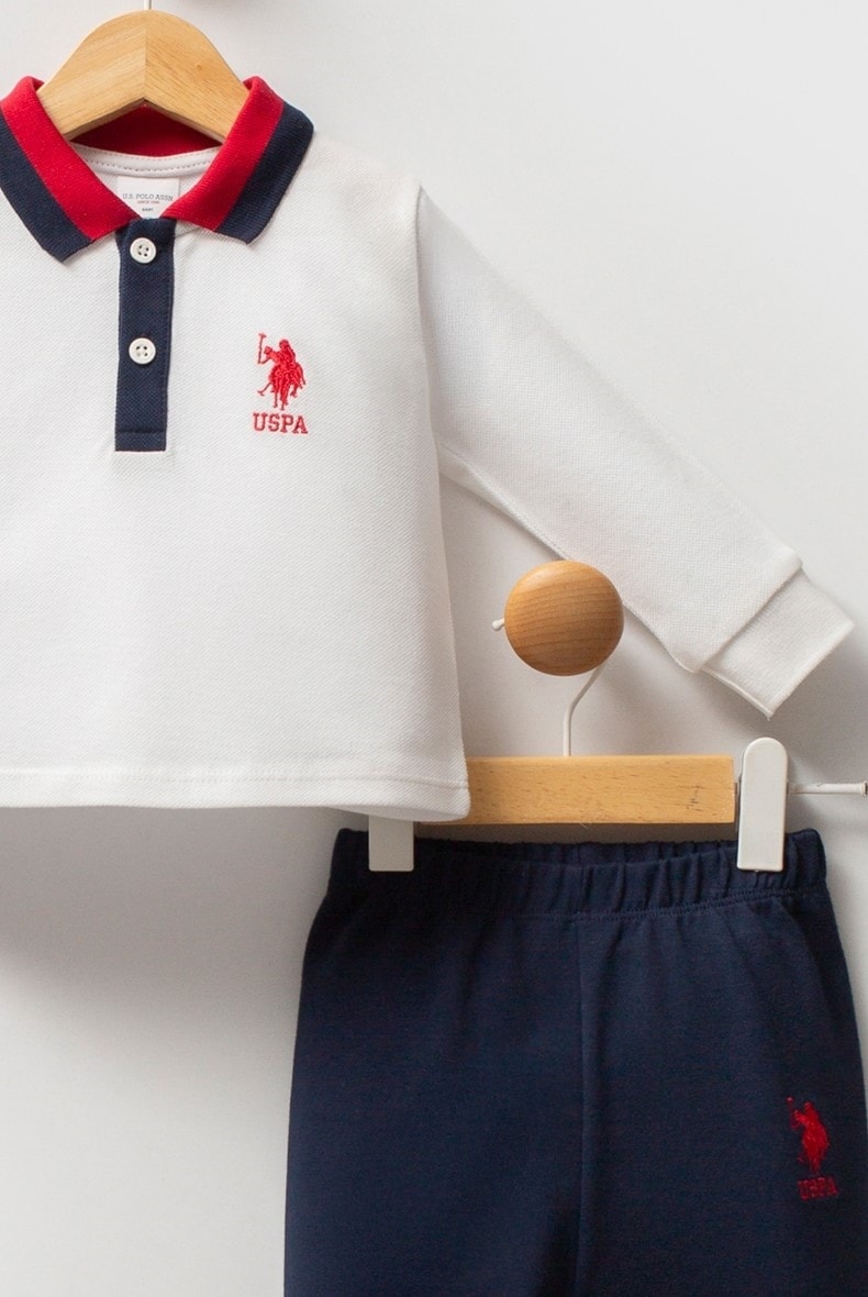  U.S. POLO ASSN. Erkek Bebek 6-9-12-18-24-36 Ay 2Li Takım