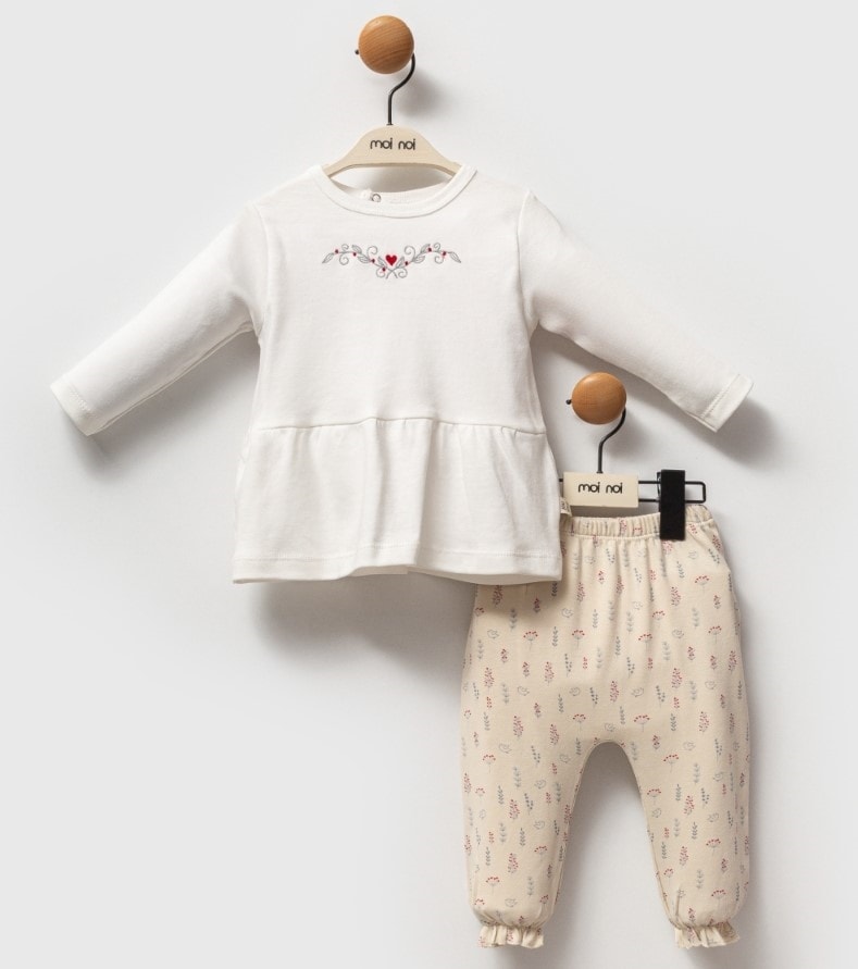 Kız Bebek 3-6-9-12 Ay Kokina 2Li Takım