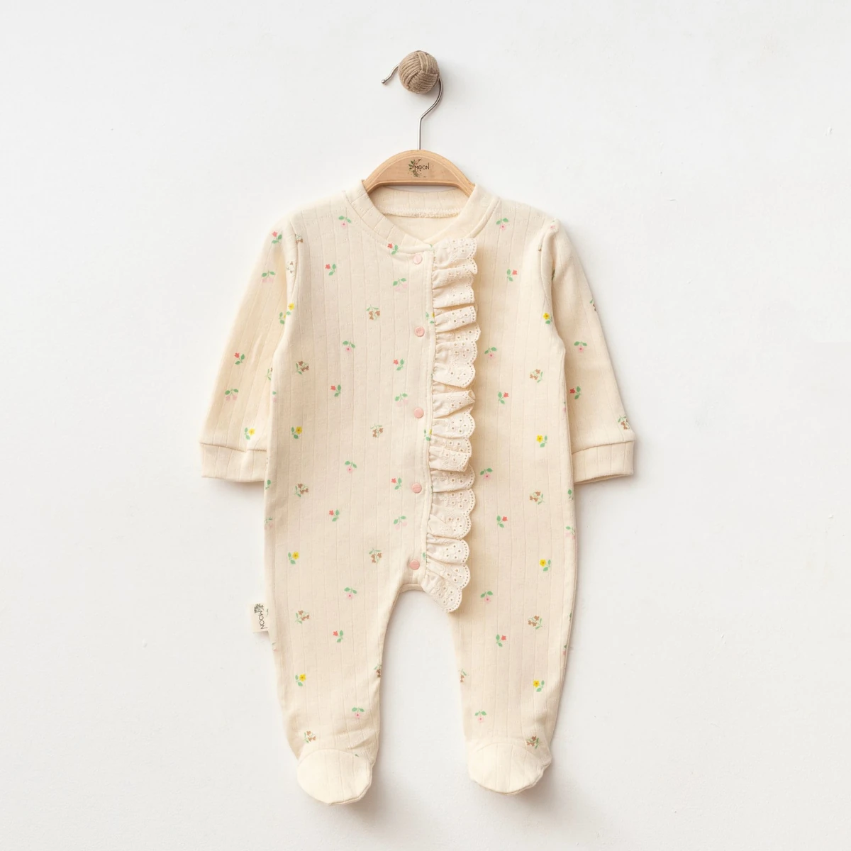 Kız Bebek 3-6-9 AY Flowers Tulum %100 Pamuklu