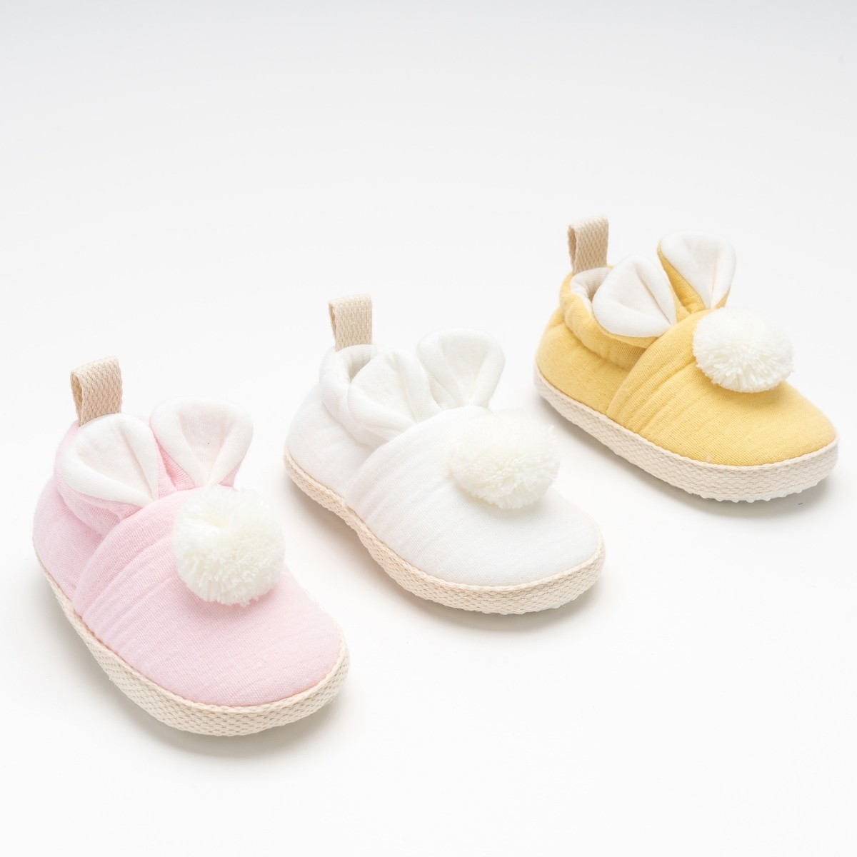 KIZ BEBEK 18-19 NUMARA TAVŞAN MÜSLİN PATİK