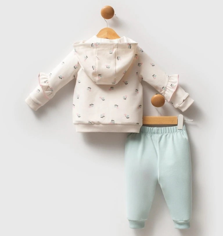 U.S POLO Kız Bebek 6-9-12-18-24-36 A 3Lü Takım