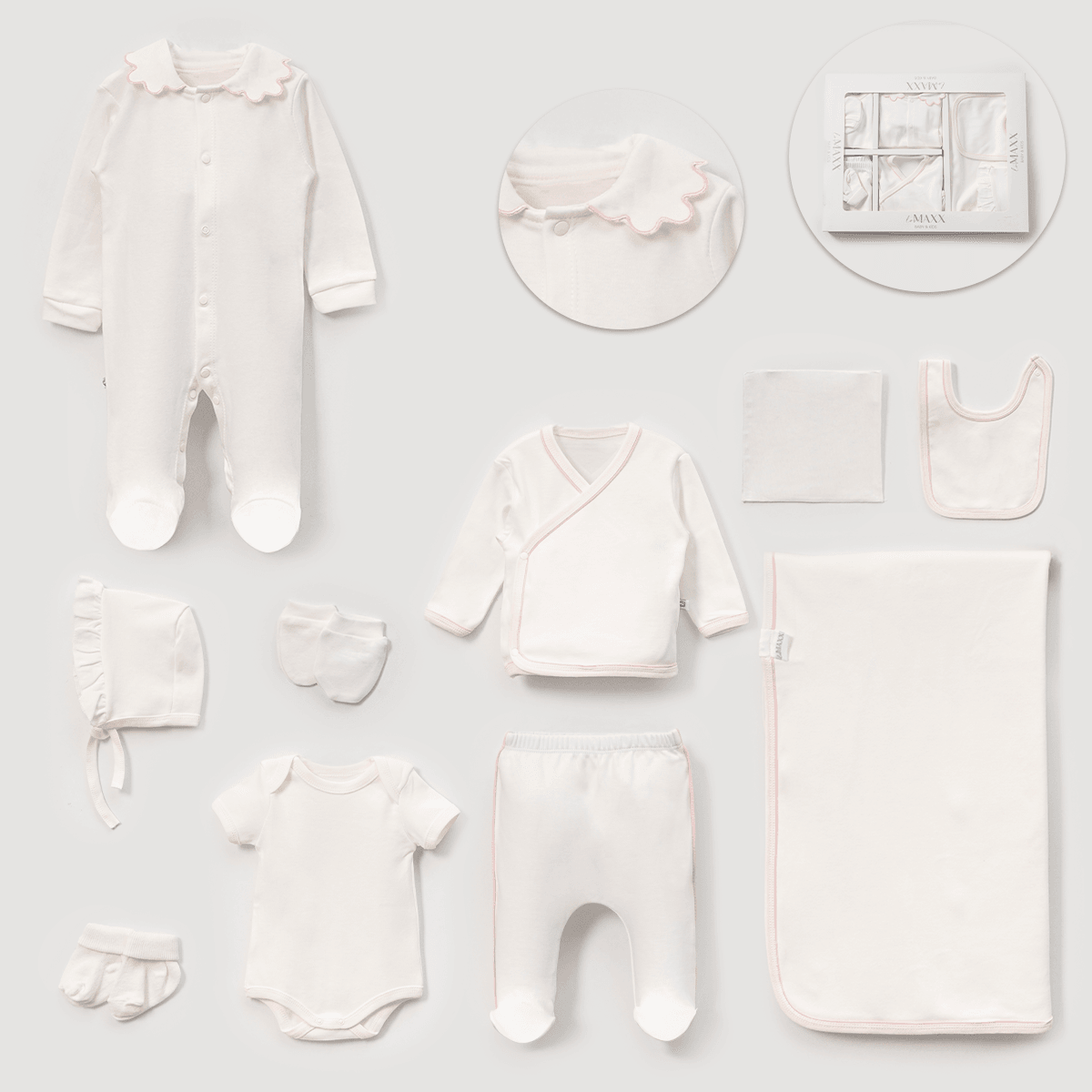 KIZ BEBEK 0-3 AY 10LU SET