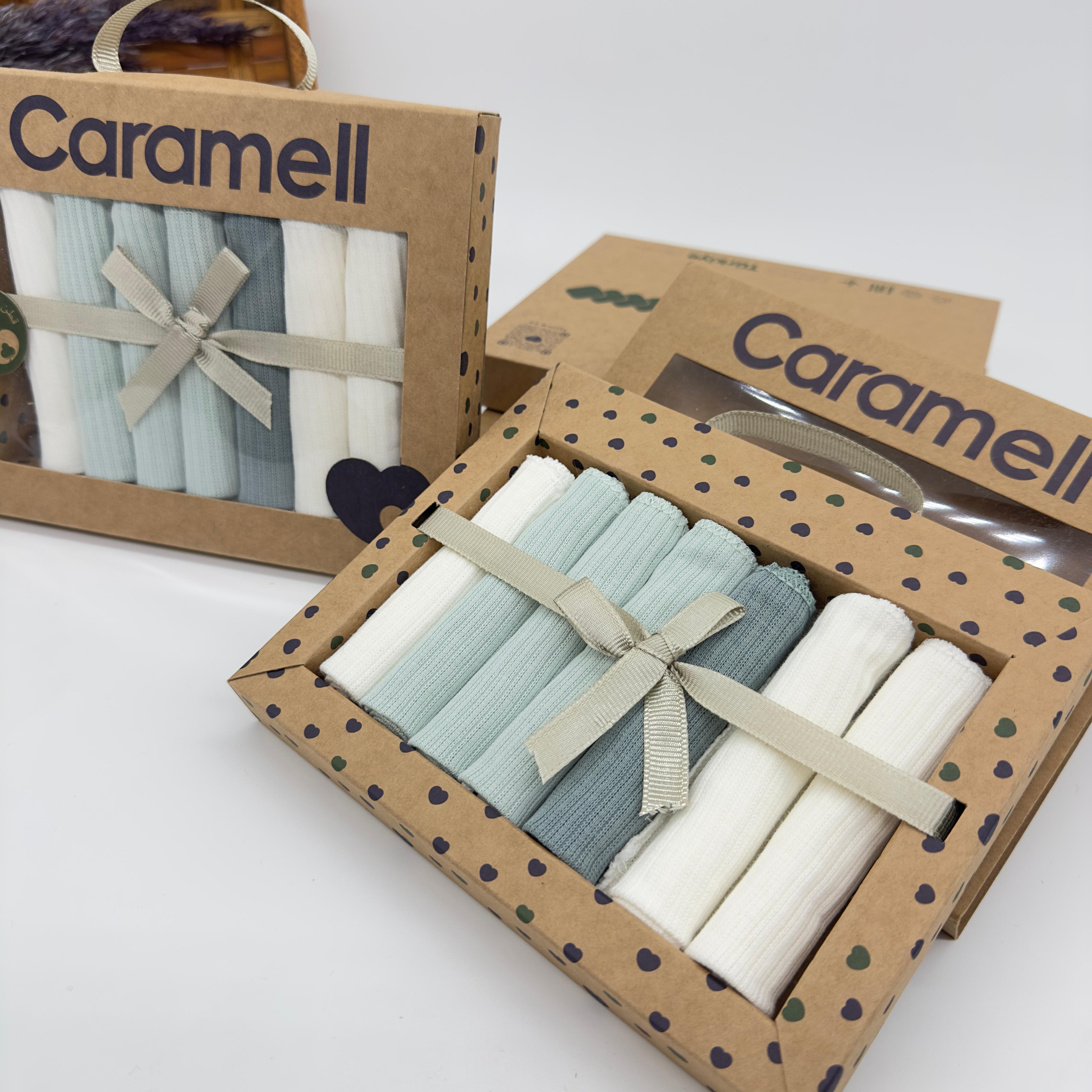 Caramell Erkek Bebek Kraft Kutulu 7Li Mendil
