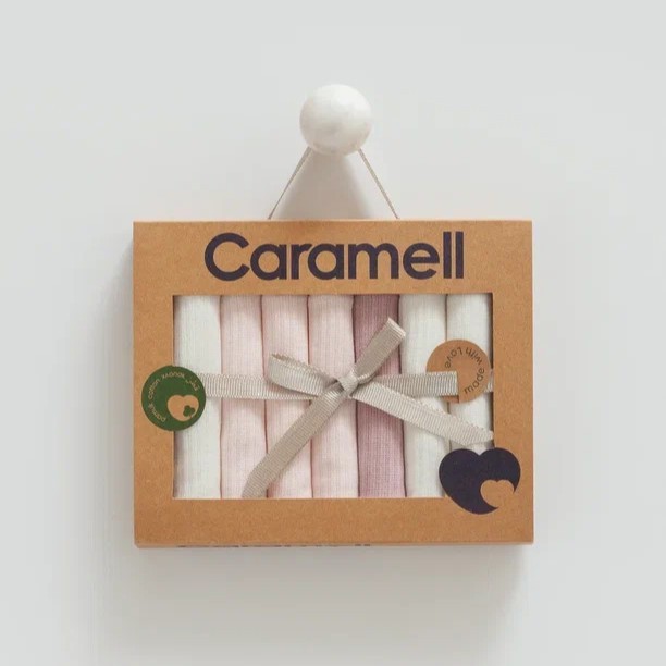 Caramell Unısex Kraft Kutulu 7Li Mendil