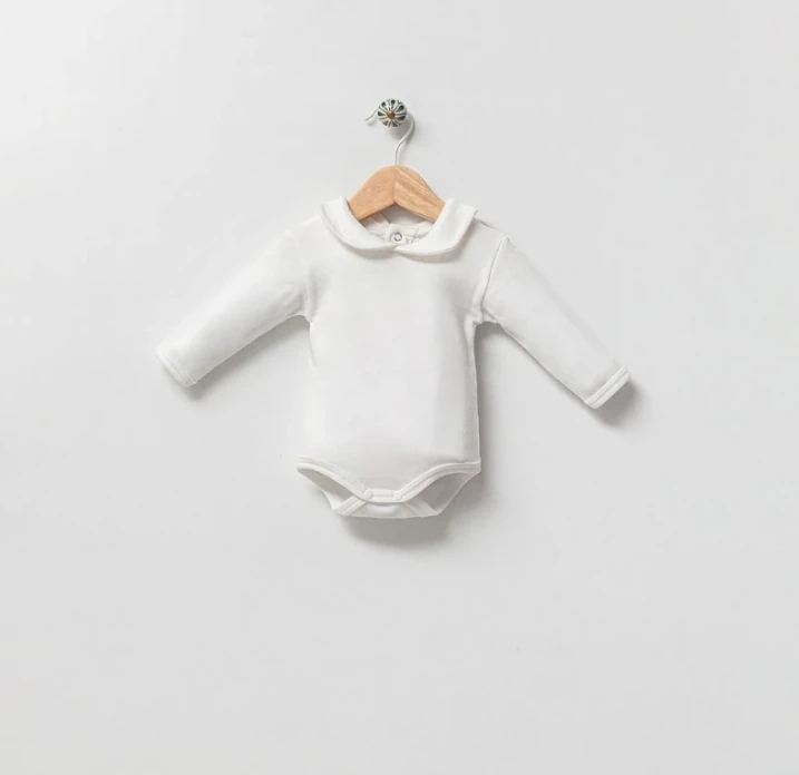 Kalın Linksli 3Lü Triko Kumaş Kız Bebek Takım