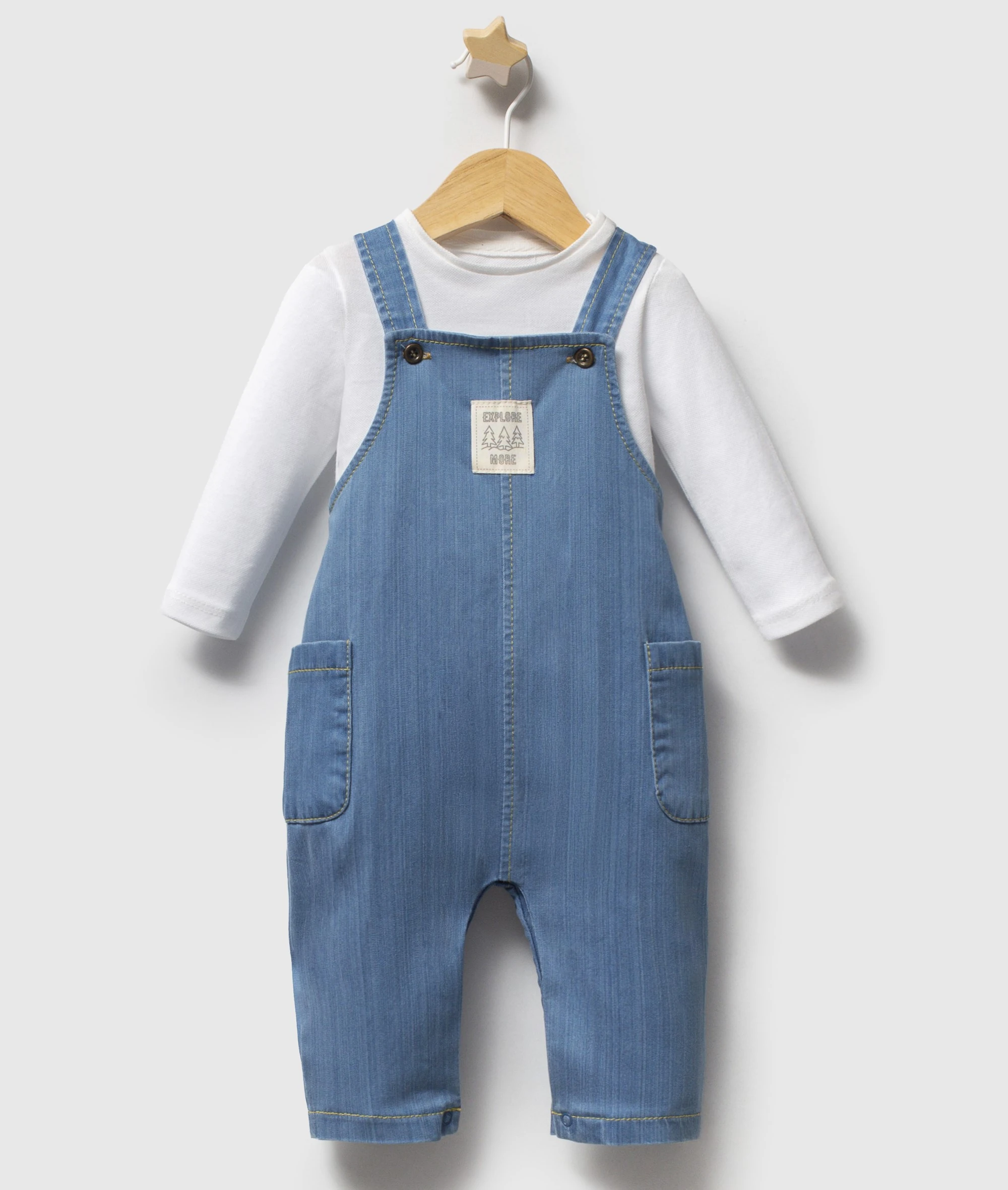 3-6-9 Ay Enjoy The Rıde Erkek Bebek Salopet Tulum