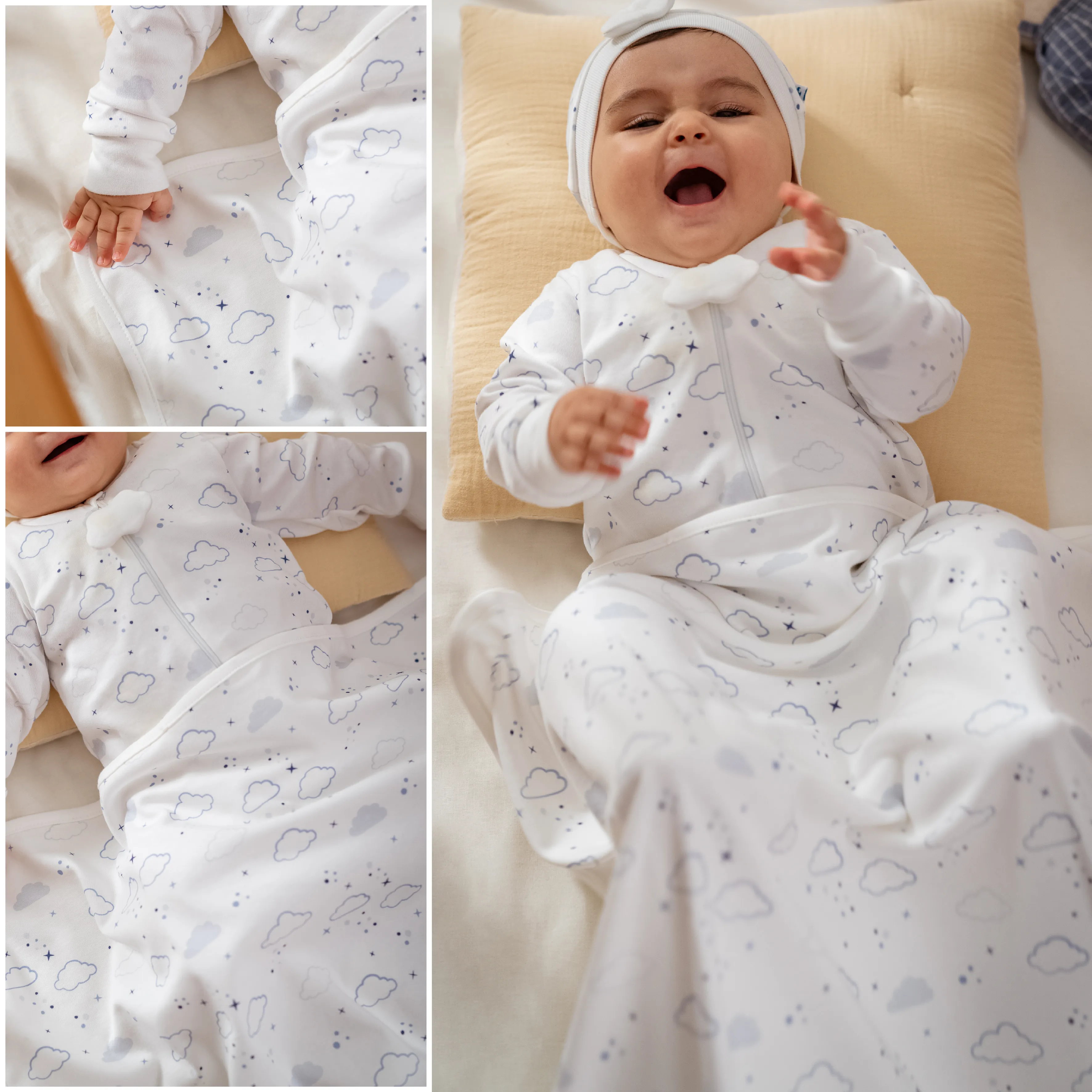 Caramell Baby Sleep Tıme Unısex Bebek Battaniye 90X90cm 