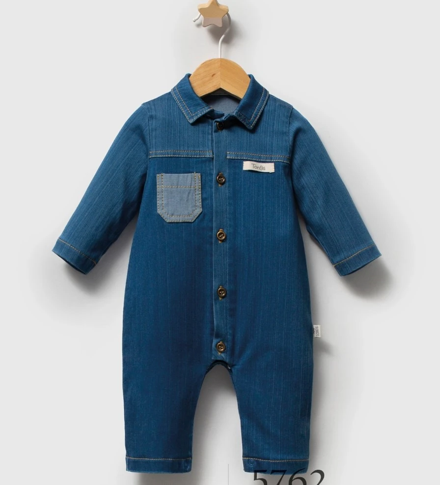 3-6-9 Ay Enjoy The Rıde Erkek Bebek Cepli  Tulum