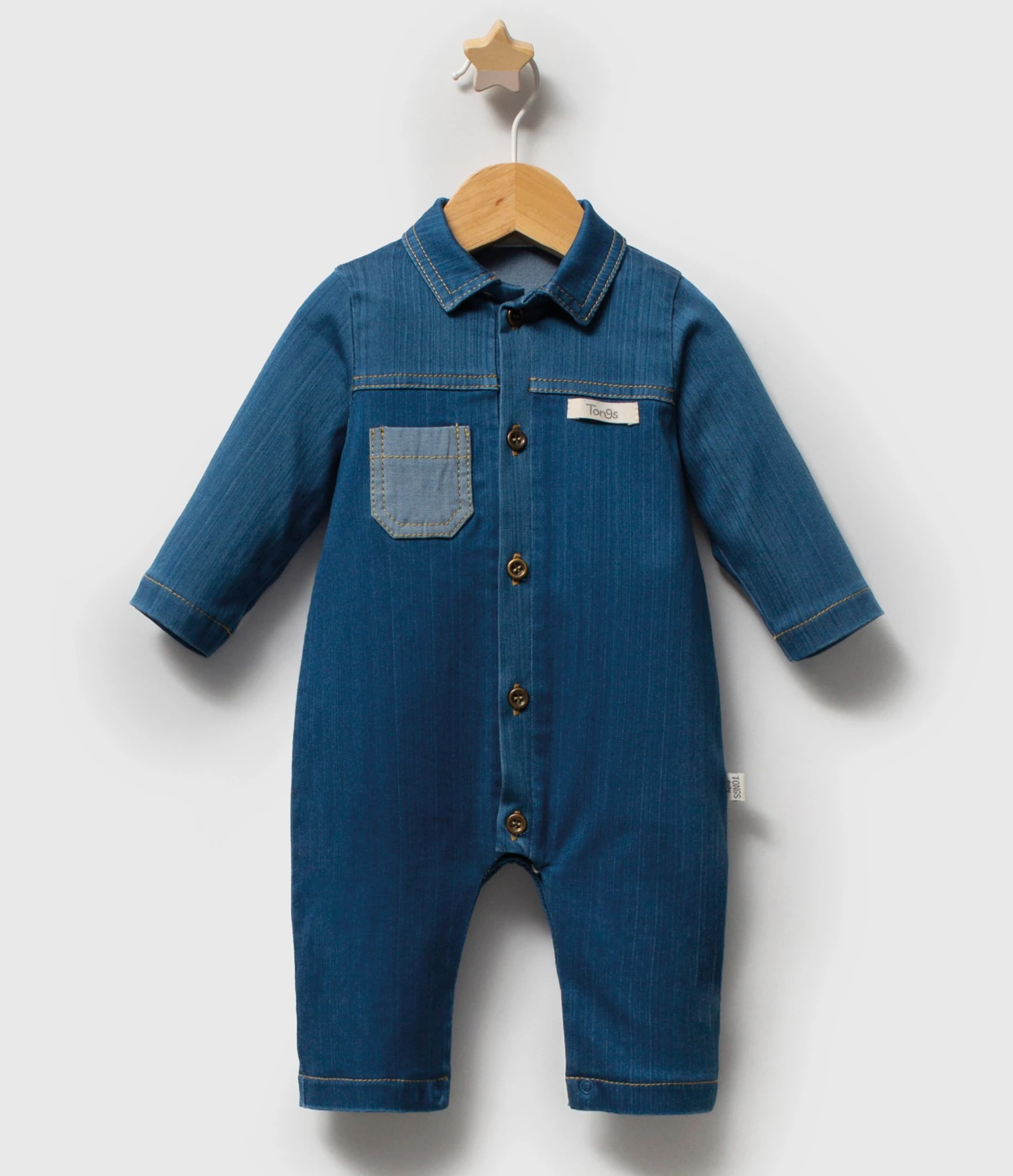 3-6-9 Ay Enjoy The Rıde Erkek Bebek Cepli  Tulum