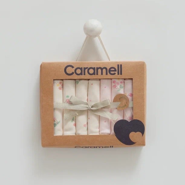 Caramell Unısex Kraft Kutulu 7Li Mendil
