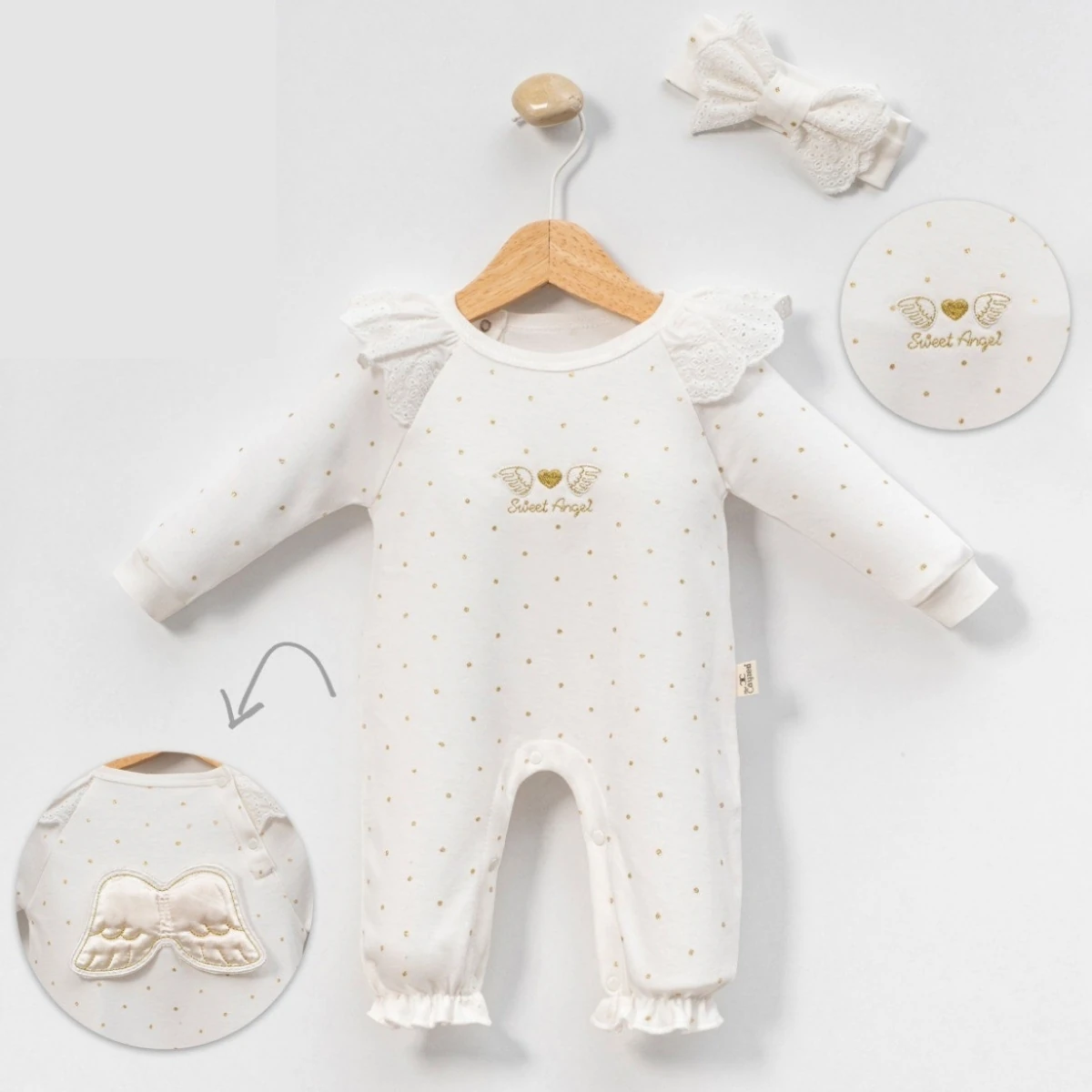 Sweet Angel Kız Bebek Tulum