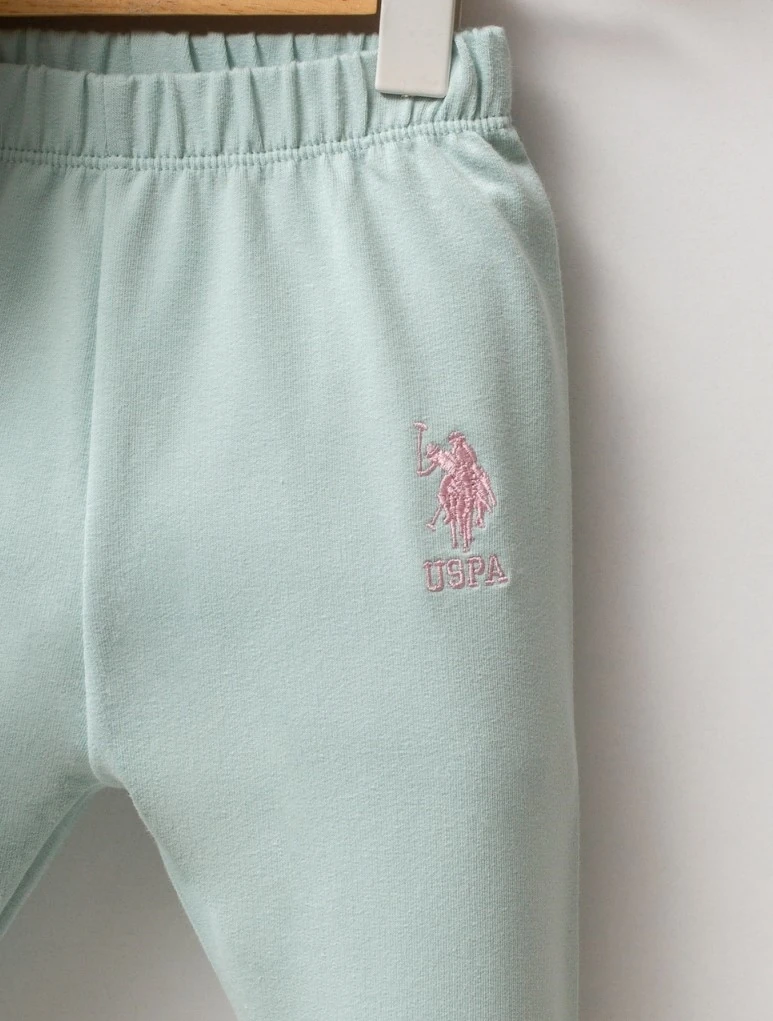 U.S POLO Kız Bebek 6-9-12-18-24-36 A 3Lü Takım