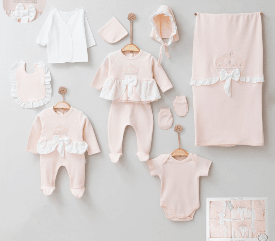 TAÇLI KIZ BEBEK 10LU SET