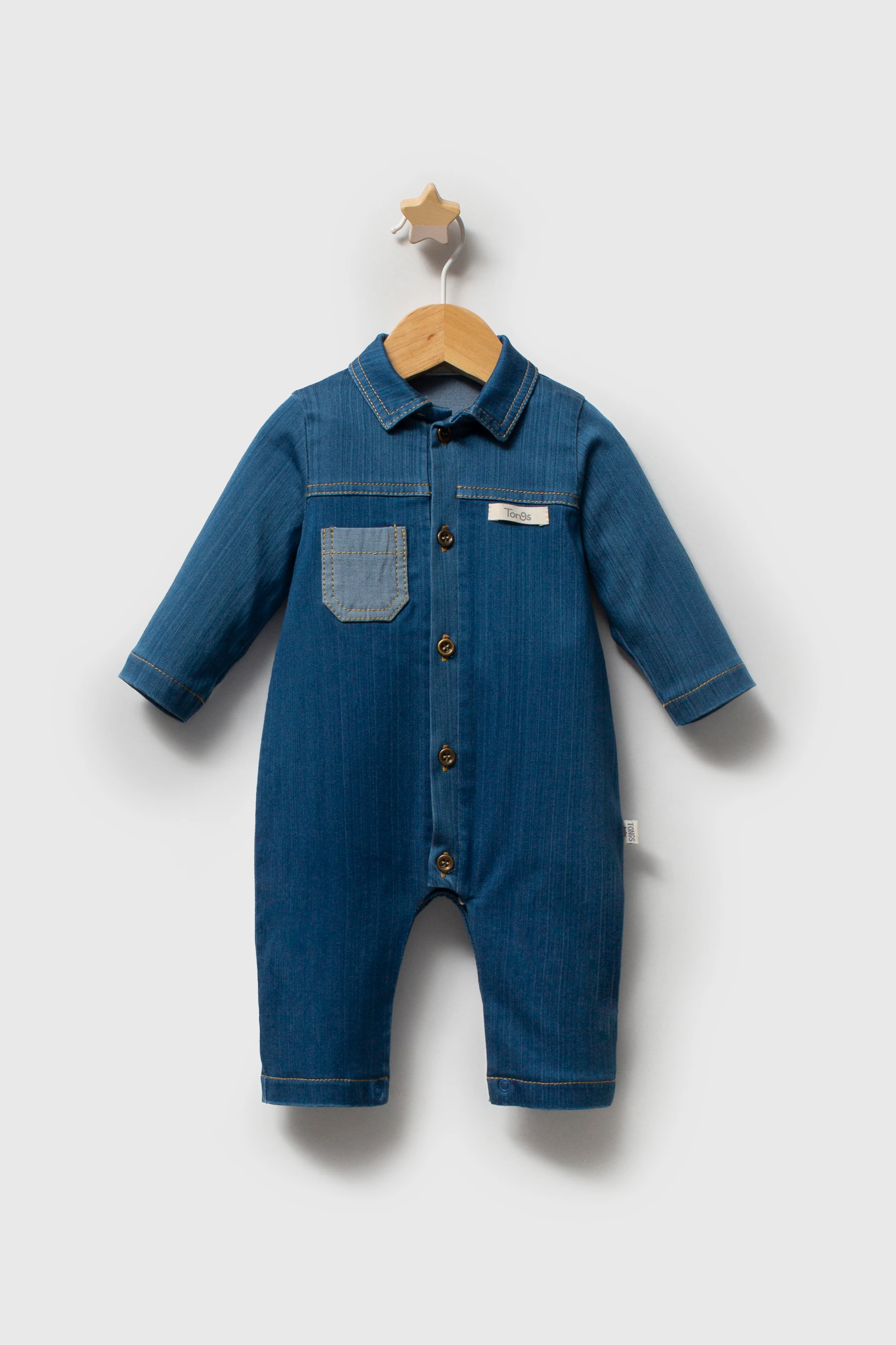 3-6-9 Ay Enjoy The Rıde Erkek Bebek Cepli  Tulum