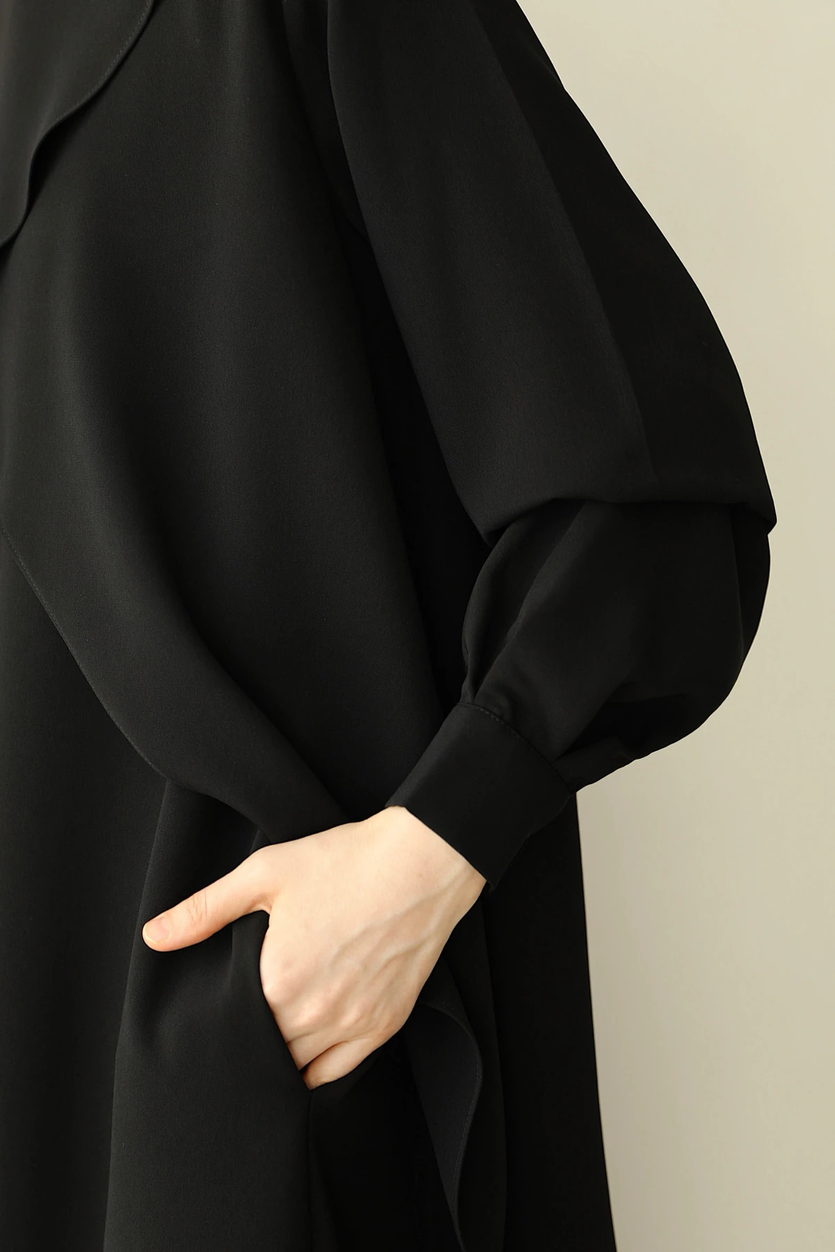 Fermuarlı Allerli Ferace