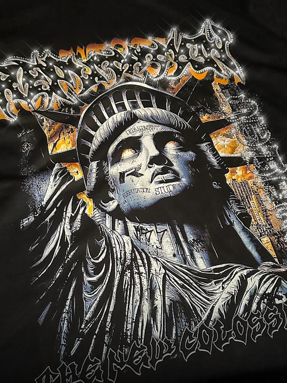 The New Colossus Rhinestone Tee