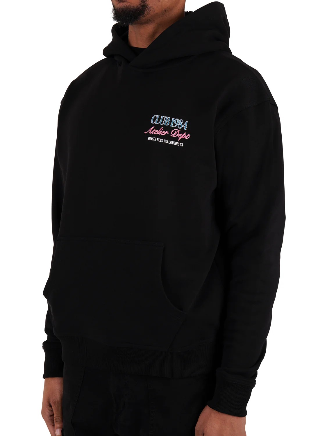 (CLUP1984) Sunset BLVD Hoodie - Black