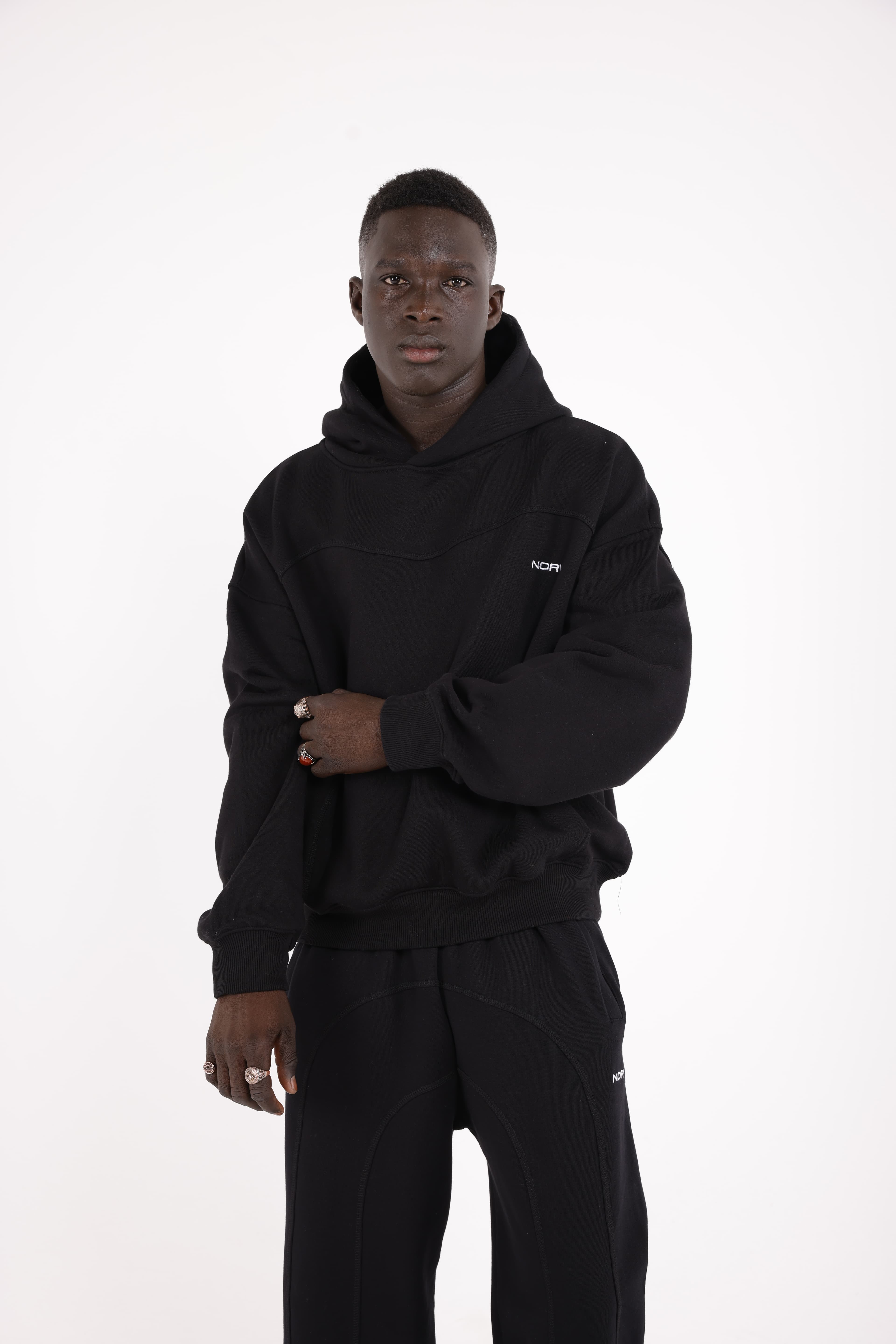 NORV Premium Oversize Hoodie (Karyoka Detaylı)