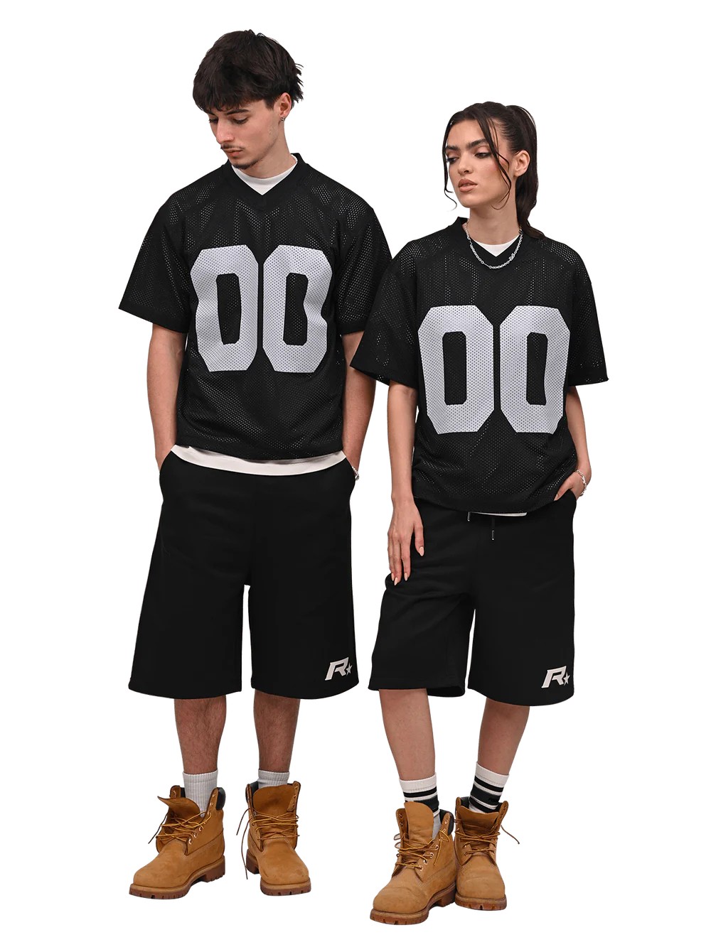 (RPTSTUDİOS) Baggy Jersey Shorts - Black
