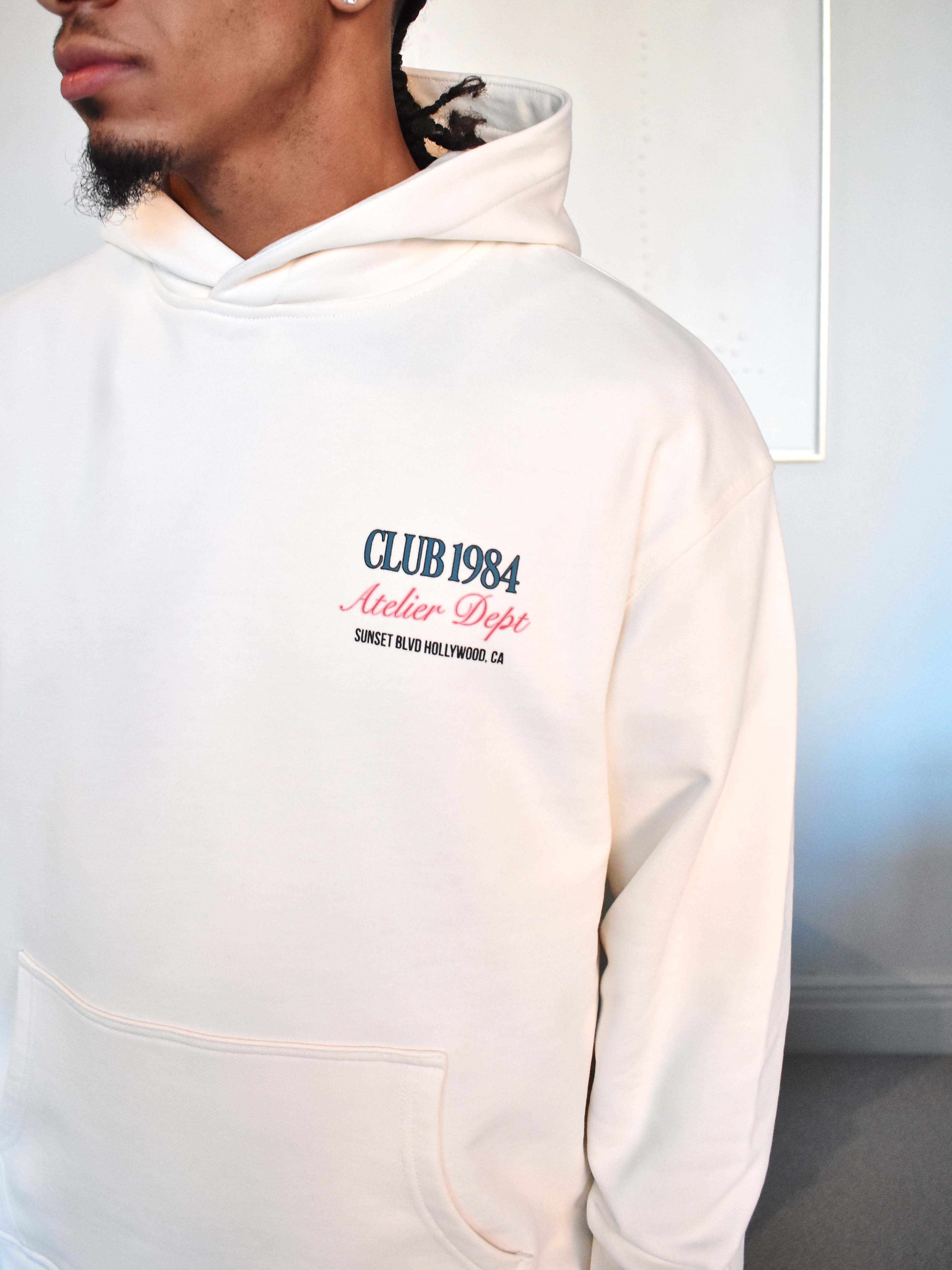 (CLUP1984) Sunset BLVD Hoodie - Off White