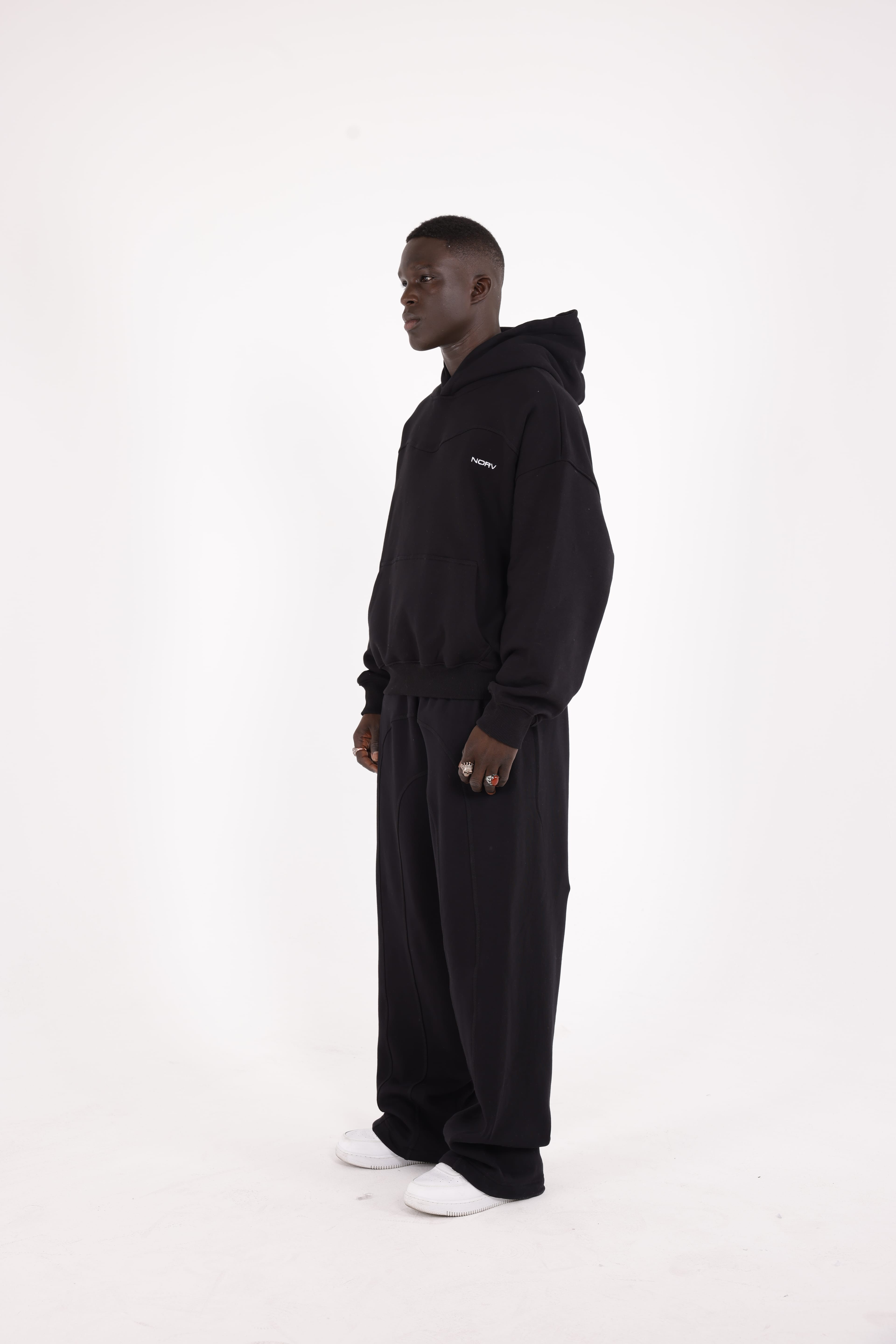 NORV Premium Oversize Hoodie (Karyoka Detaylı)