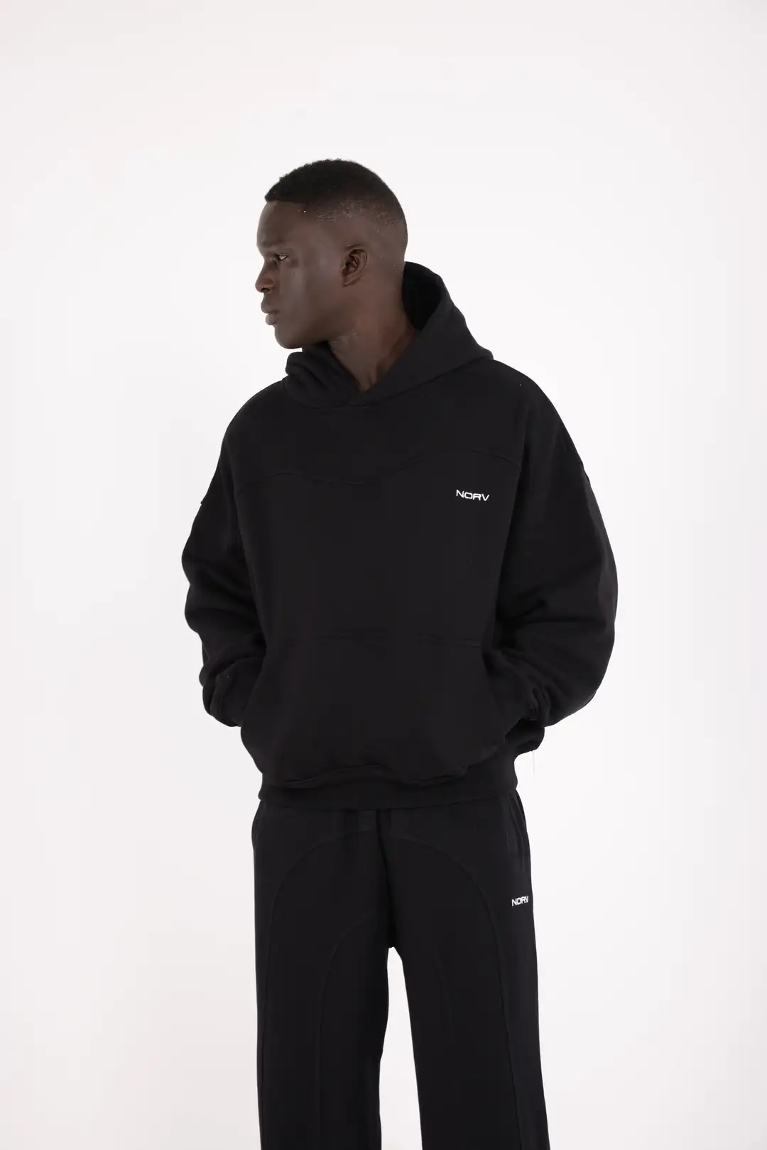 NORV Ayarlanabilir Paça Camo Premium Oversize Eşofman Altı