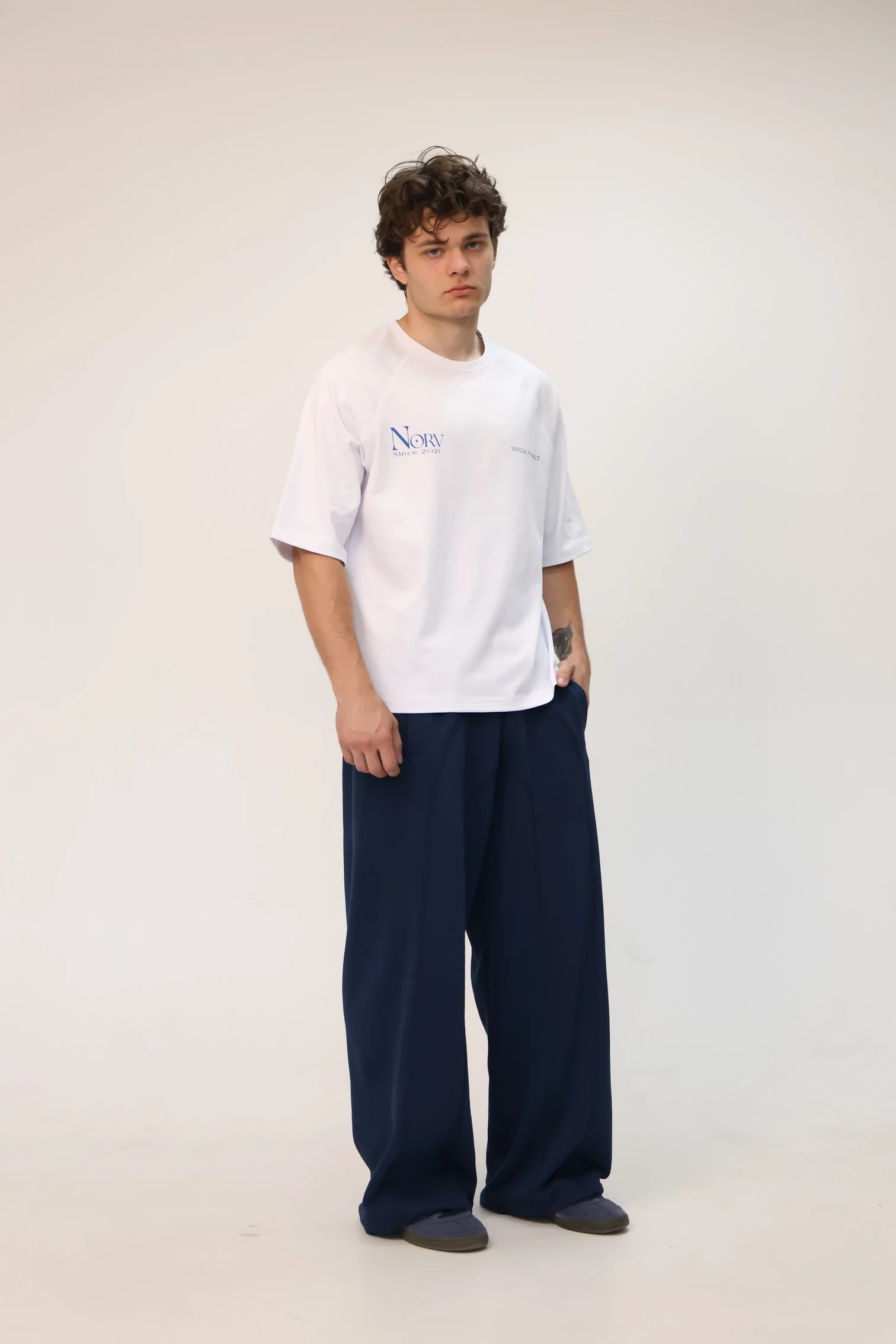 NORV Ayarlanabilir Paça Premium Oversize Eşofman Altı (Yazlık Karyoka Detaylı)