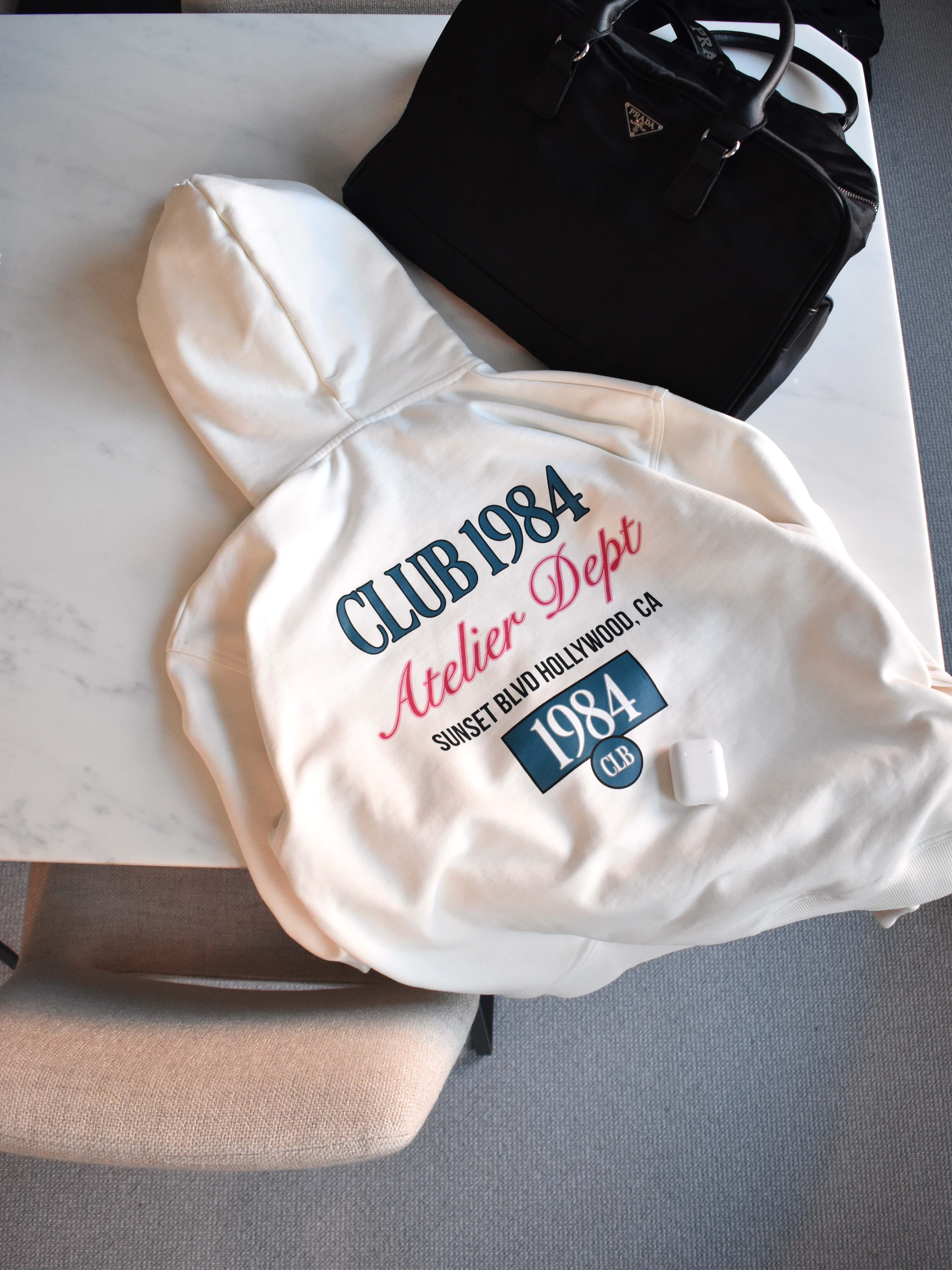 (CLUP1984) Sunset BLVD Hoodie - Off White