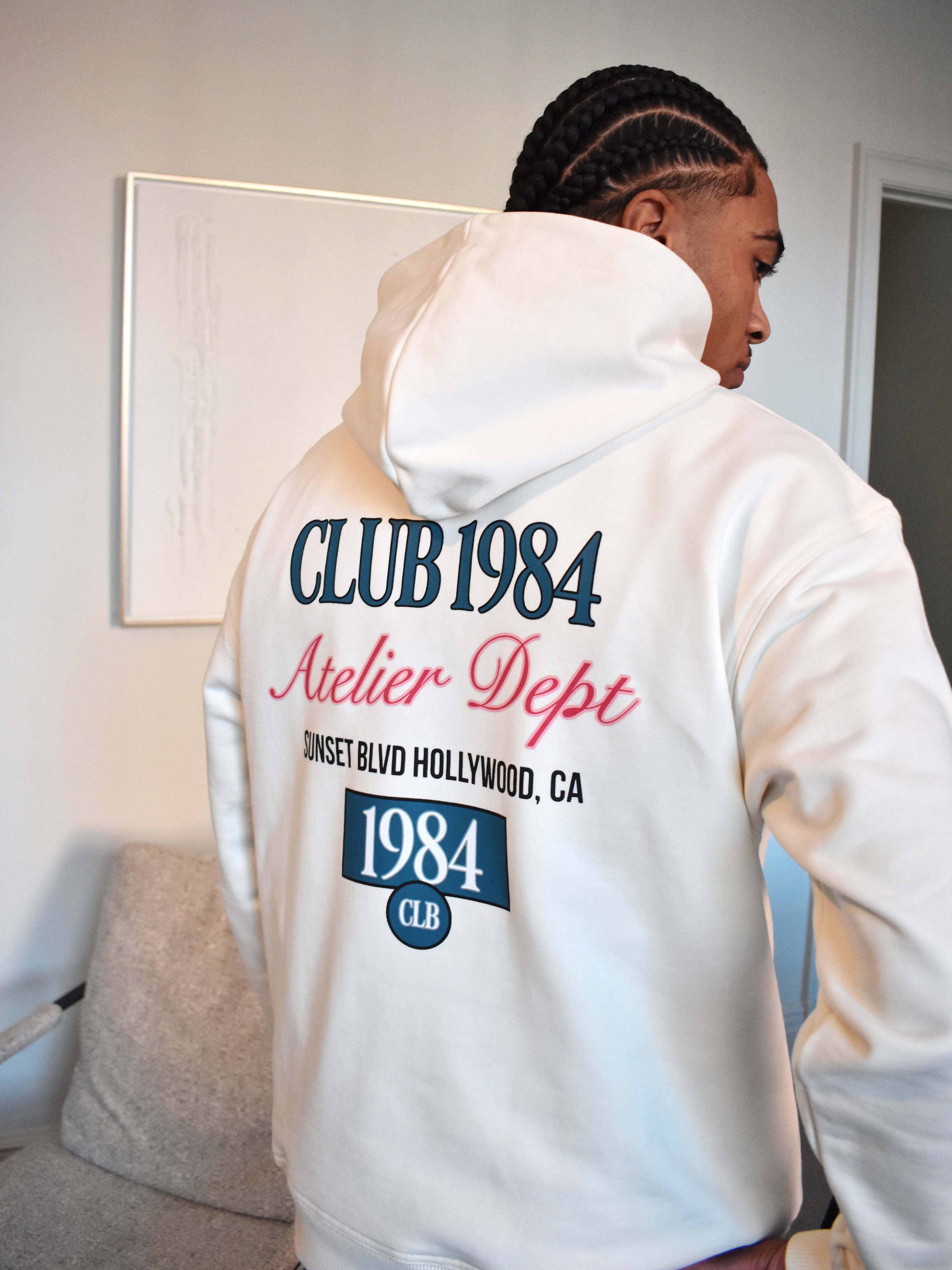 (CLUP1984) Sunset BLVD Hoodie - Off White