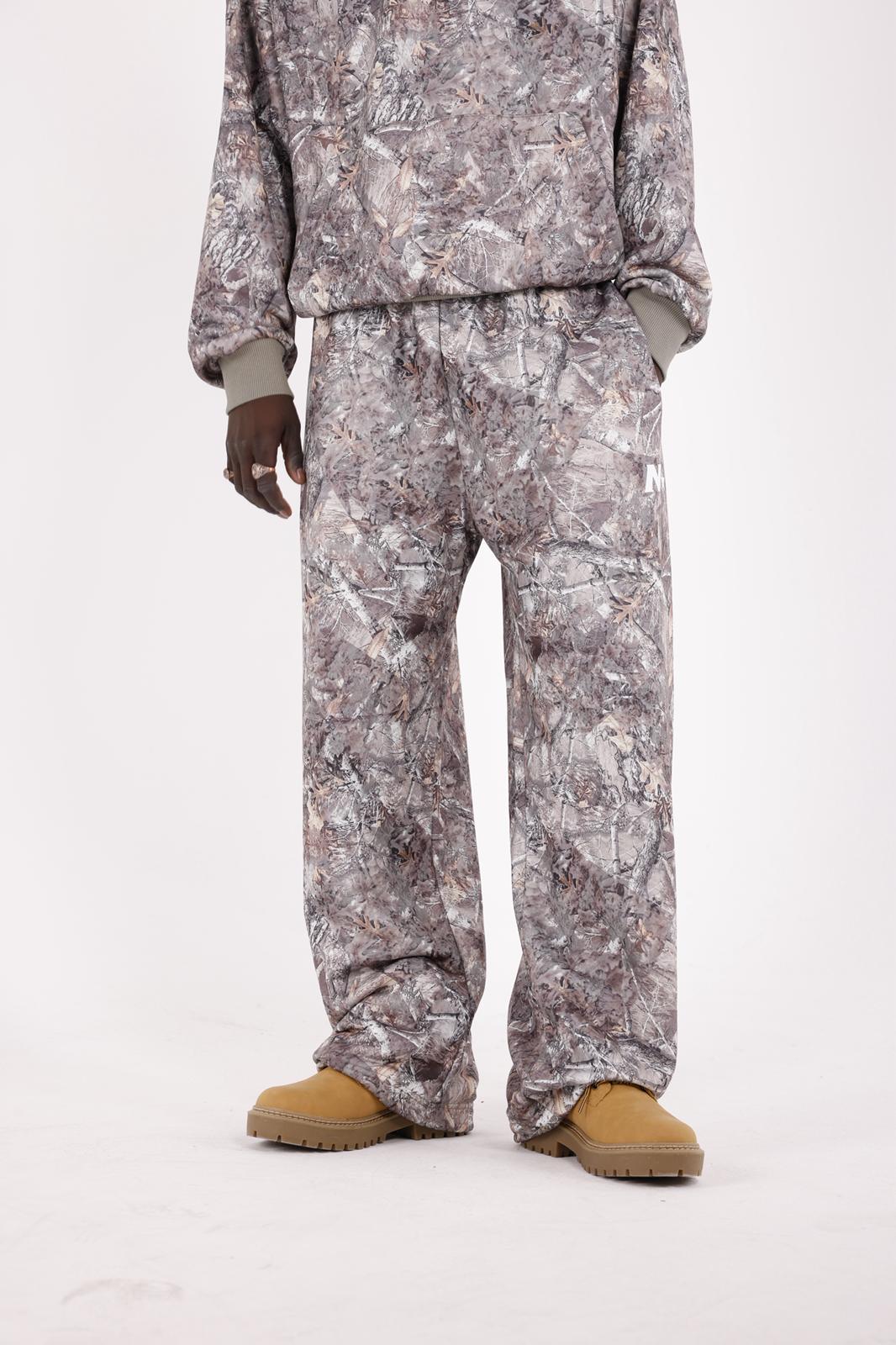 Forest Camo Ayarlanabilir Paça Preminium Eşofman Altı