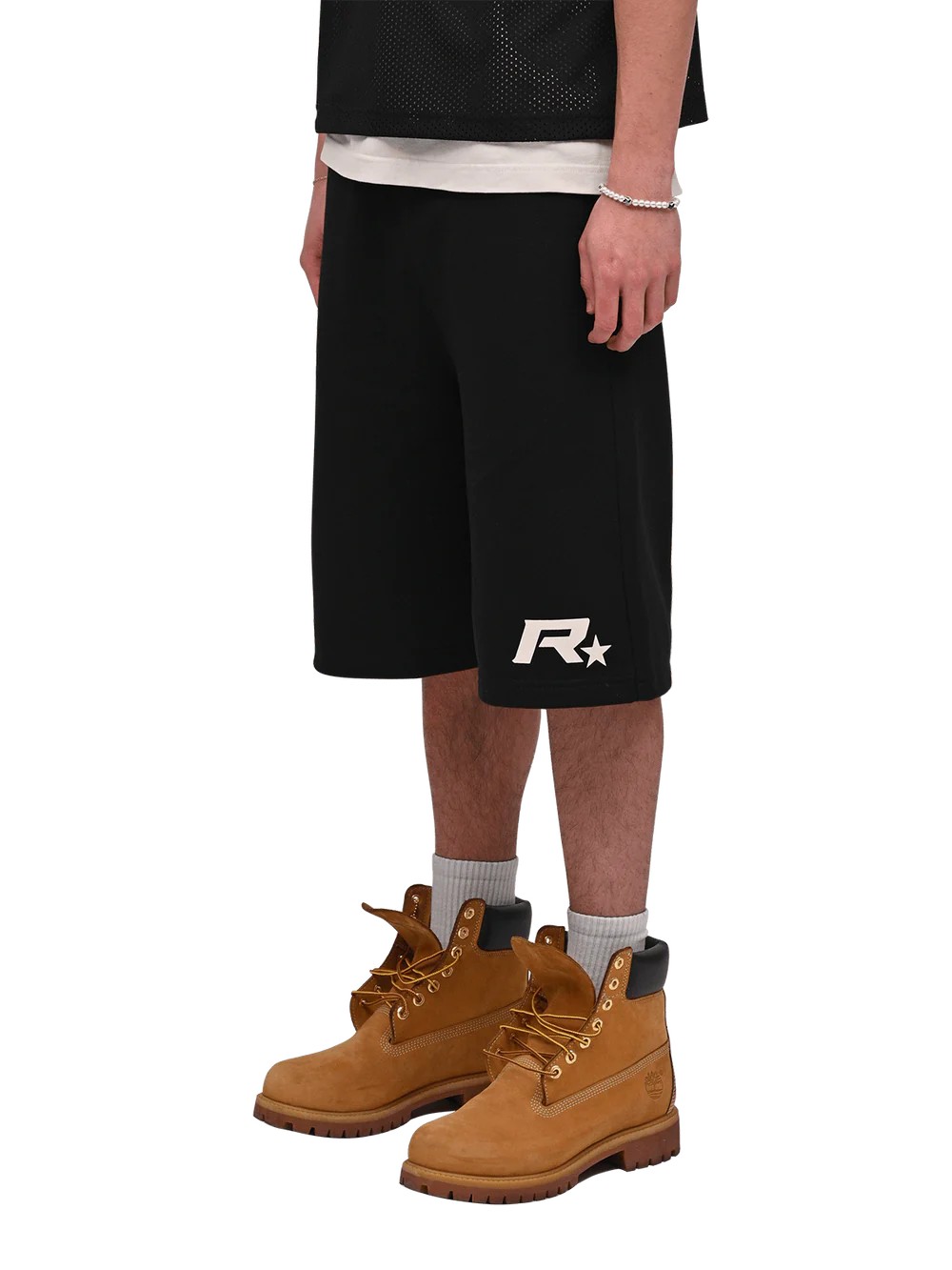 (RPTSTUDİOS) Baggy Jersey Shorts - Black