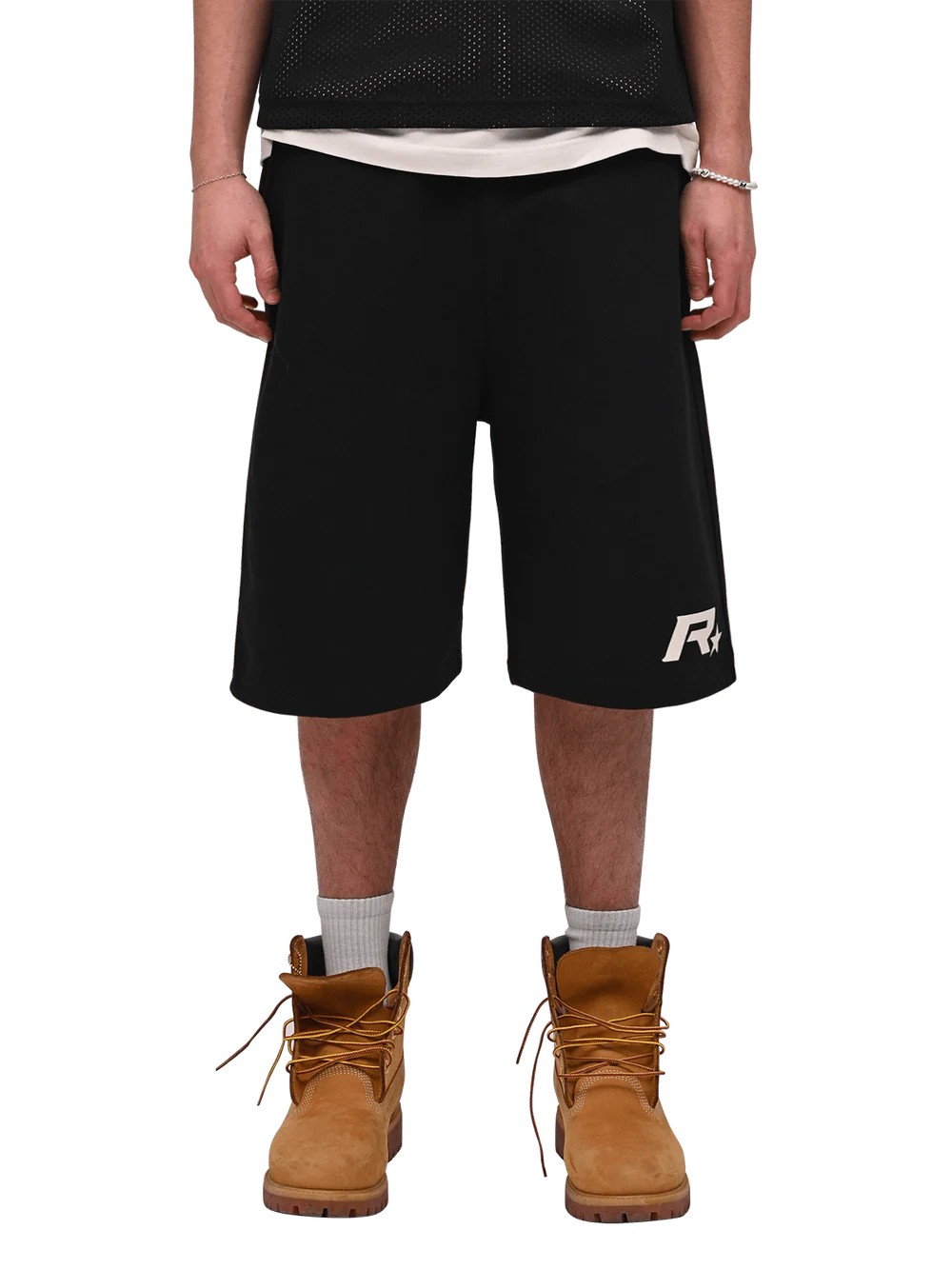 (RPTSTUDİOS) Baggy Jersey Shorts - Black