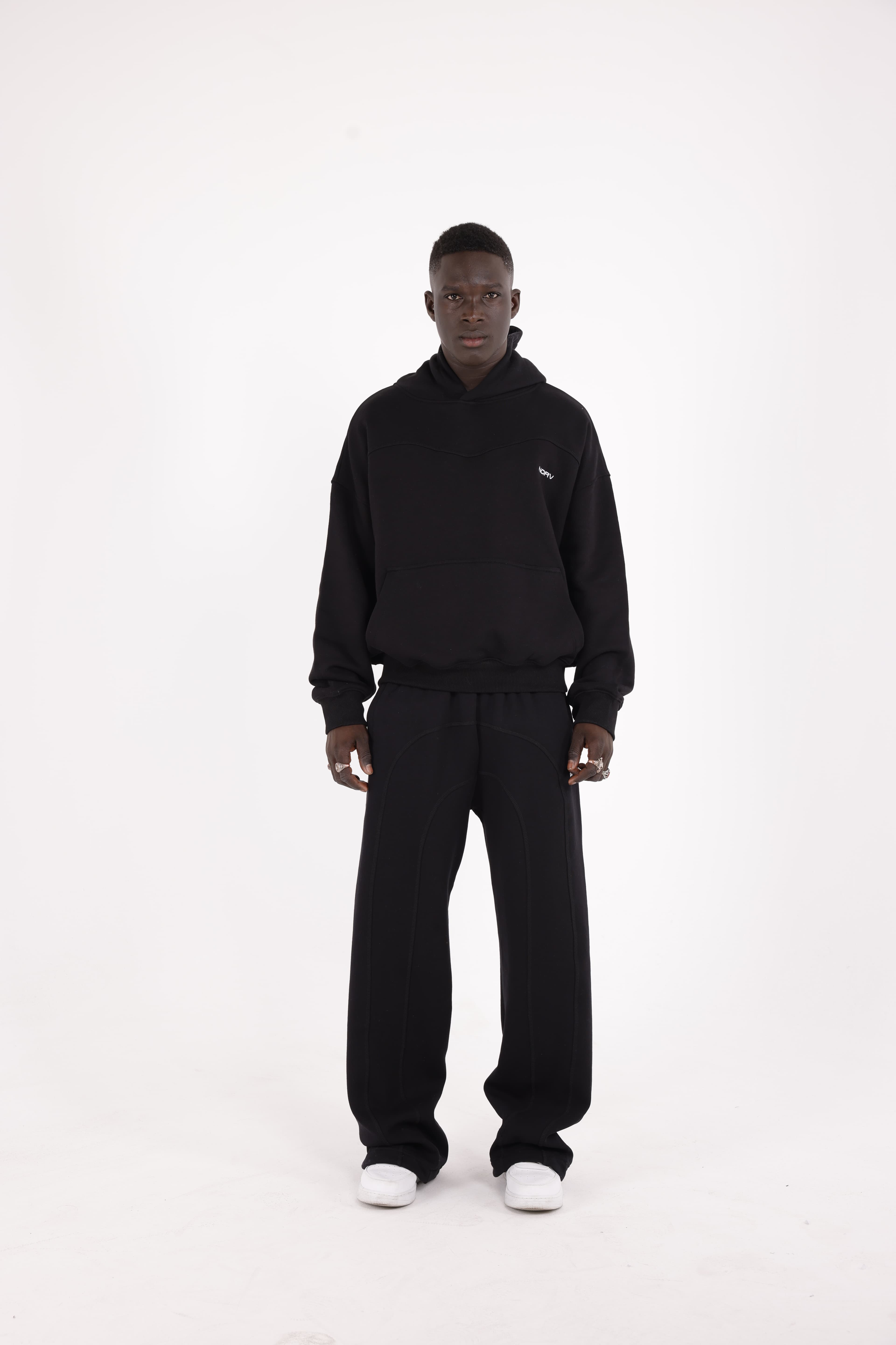 NORV Premium Oversize Hoodie (Karyoka Detaylı)