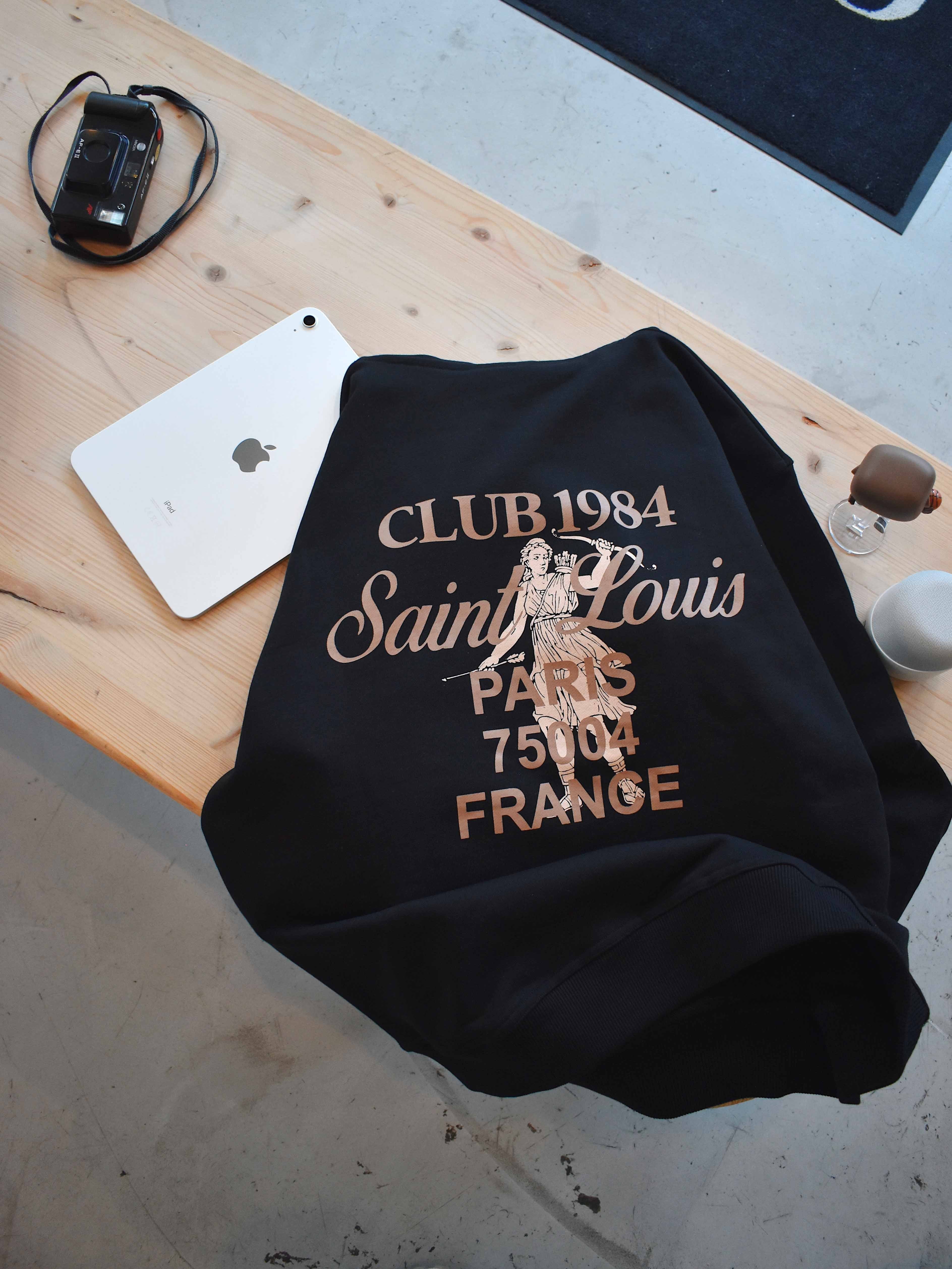 (CLUP1984)Patron 84 Hoodie - Black/Beige