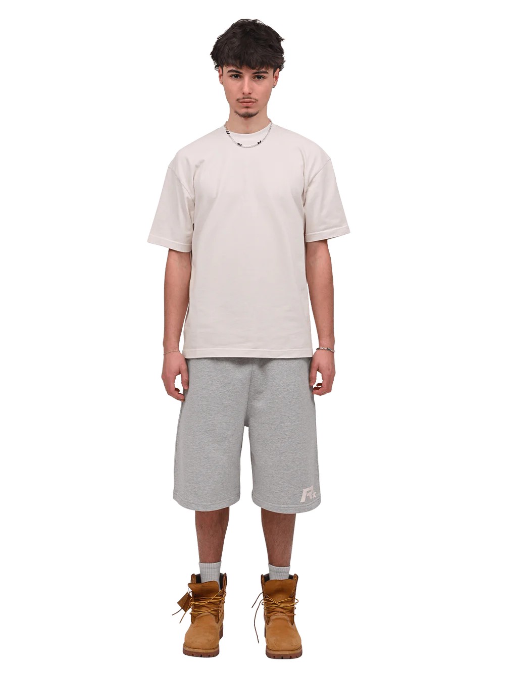 (RPTSTUDİOS) Baggy Jersey Shorts - Heather Grey