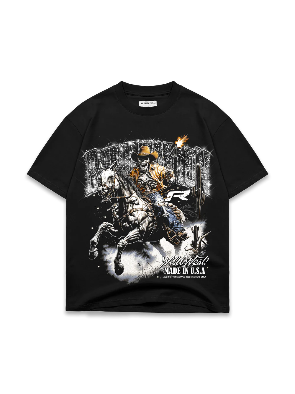 Dead West Rhinestone Tee