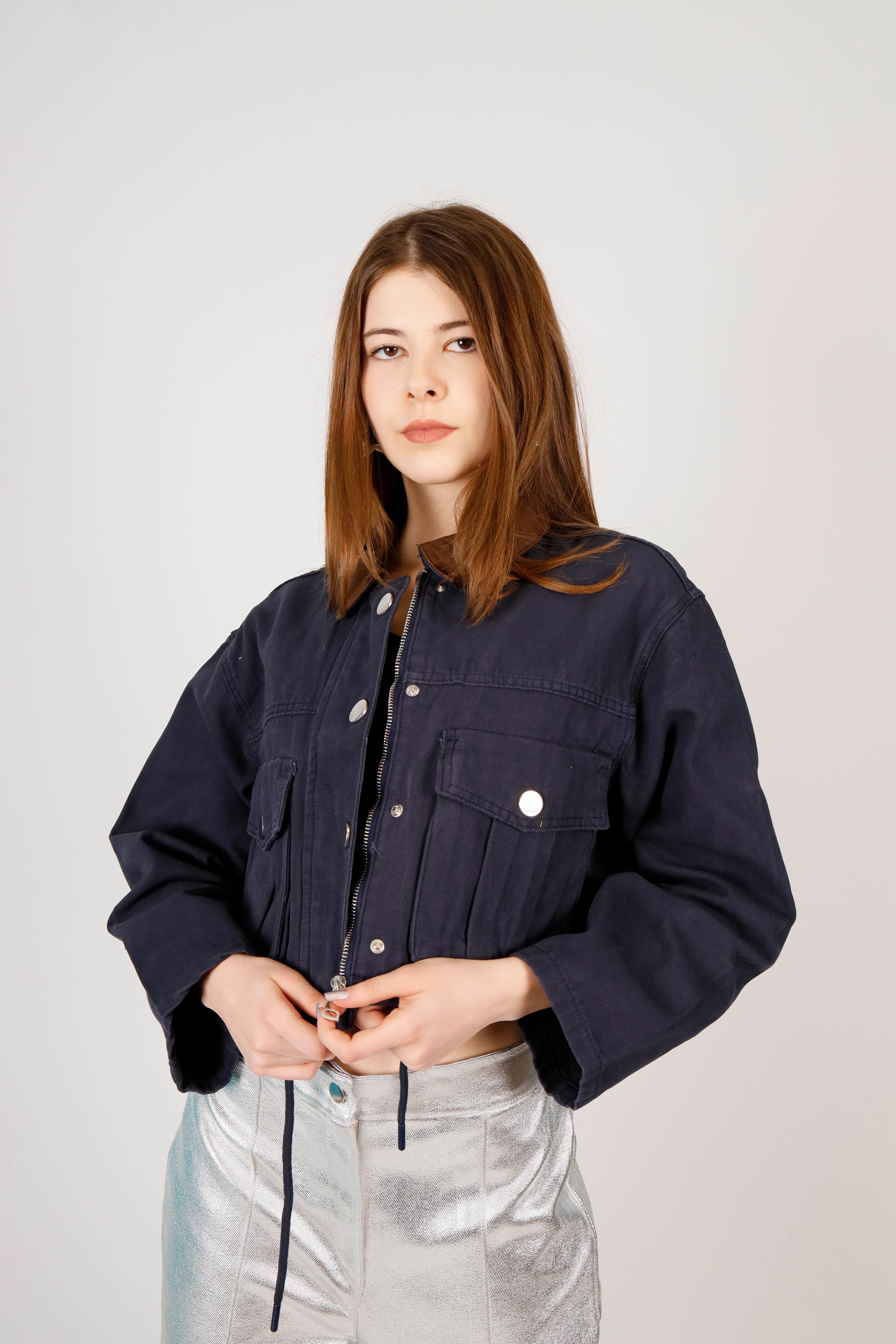 Gabardin Torba Cepli Ceket