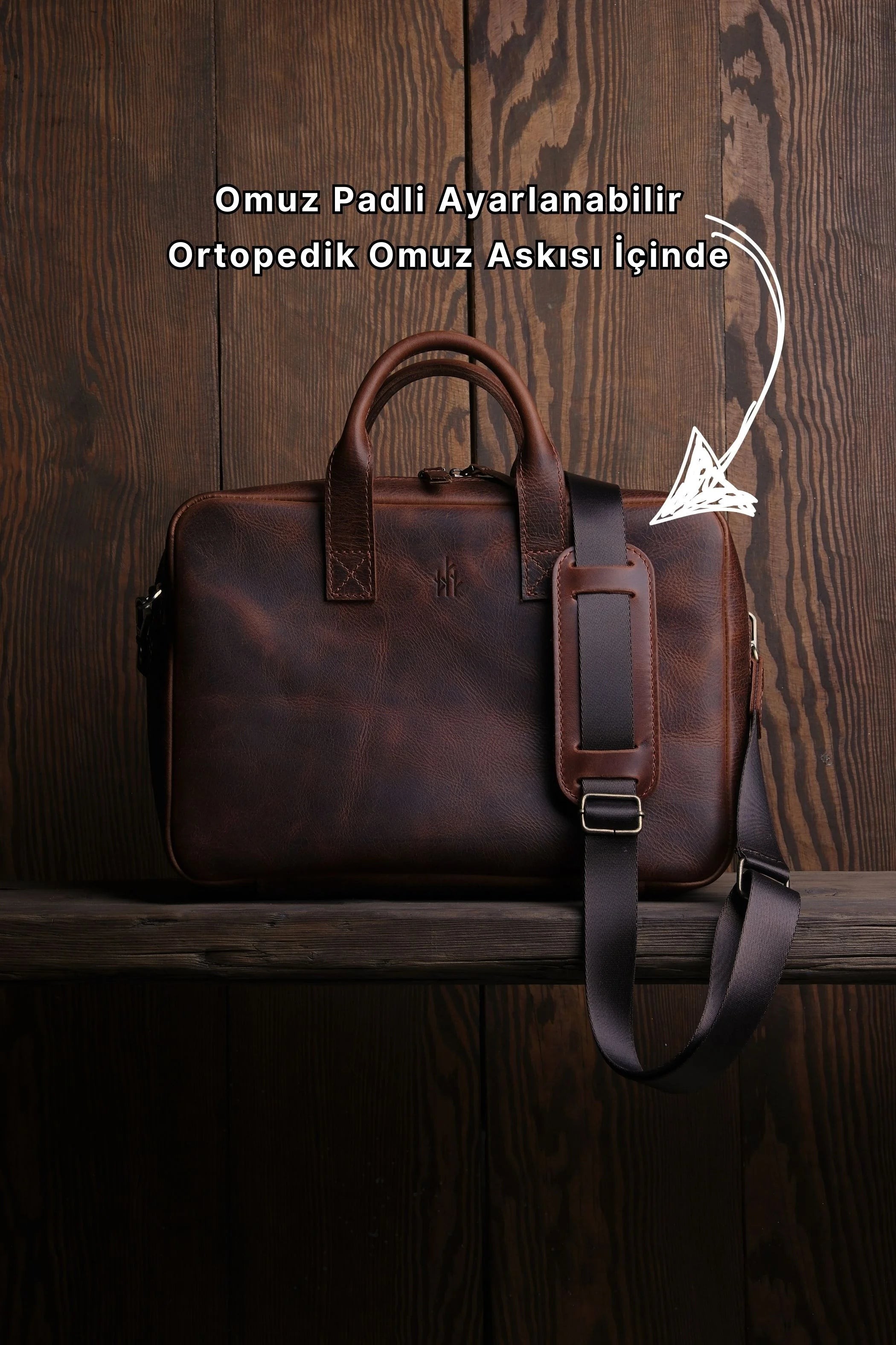 Porter Deri Organizer Laptop Çantası