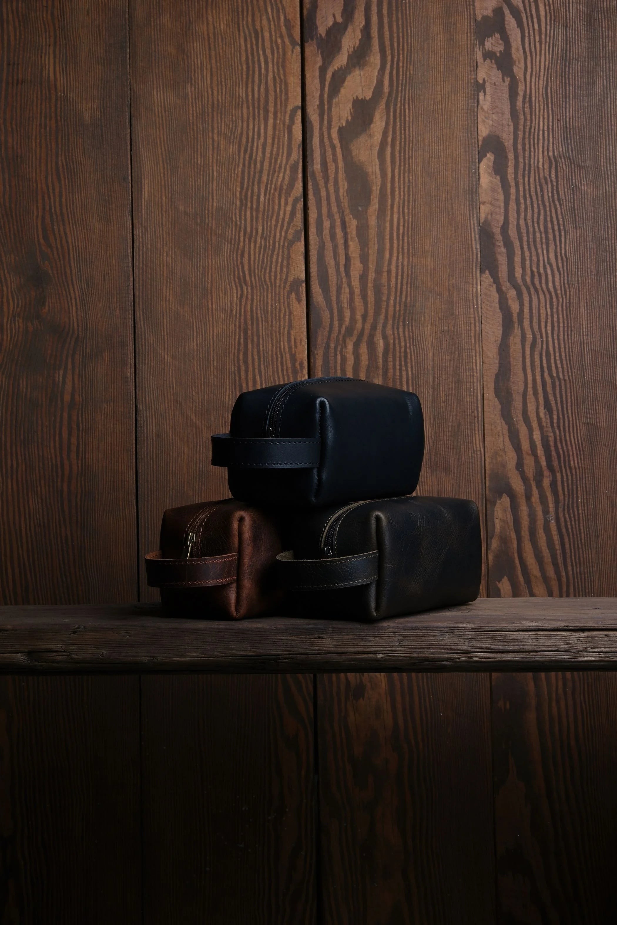Dopp Kit Deri El Çantası